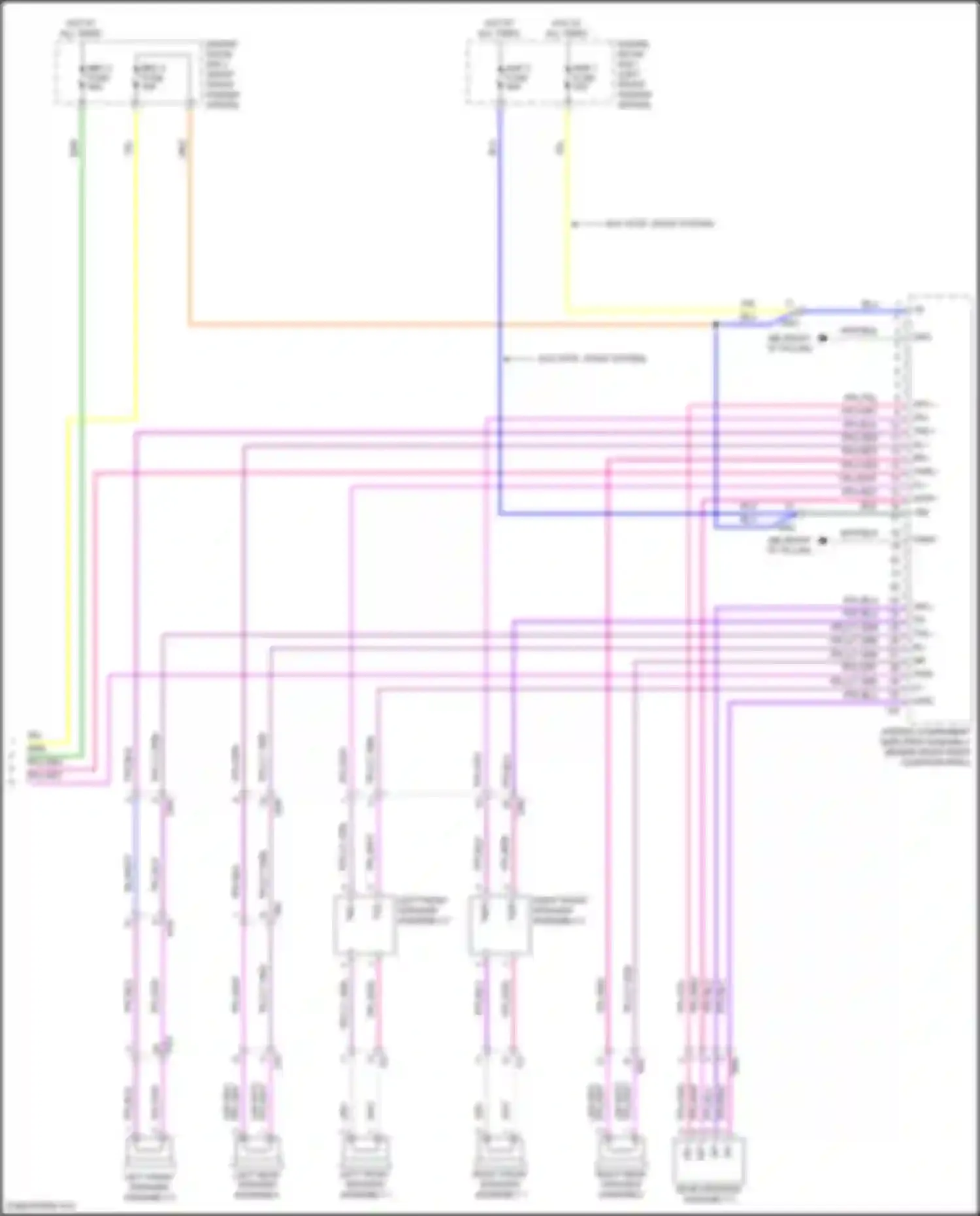 RAV4 Toyota V (2018-2024): Navigation circuit, w/ separate amplifier (5 of 5)