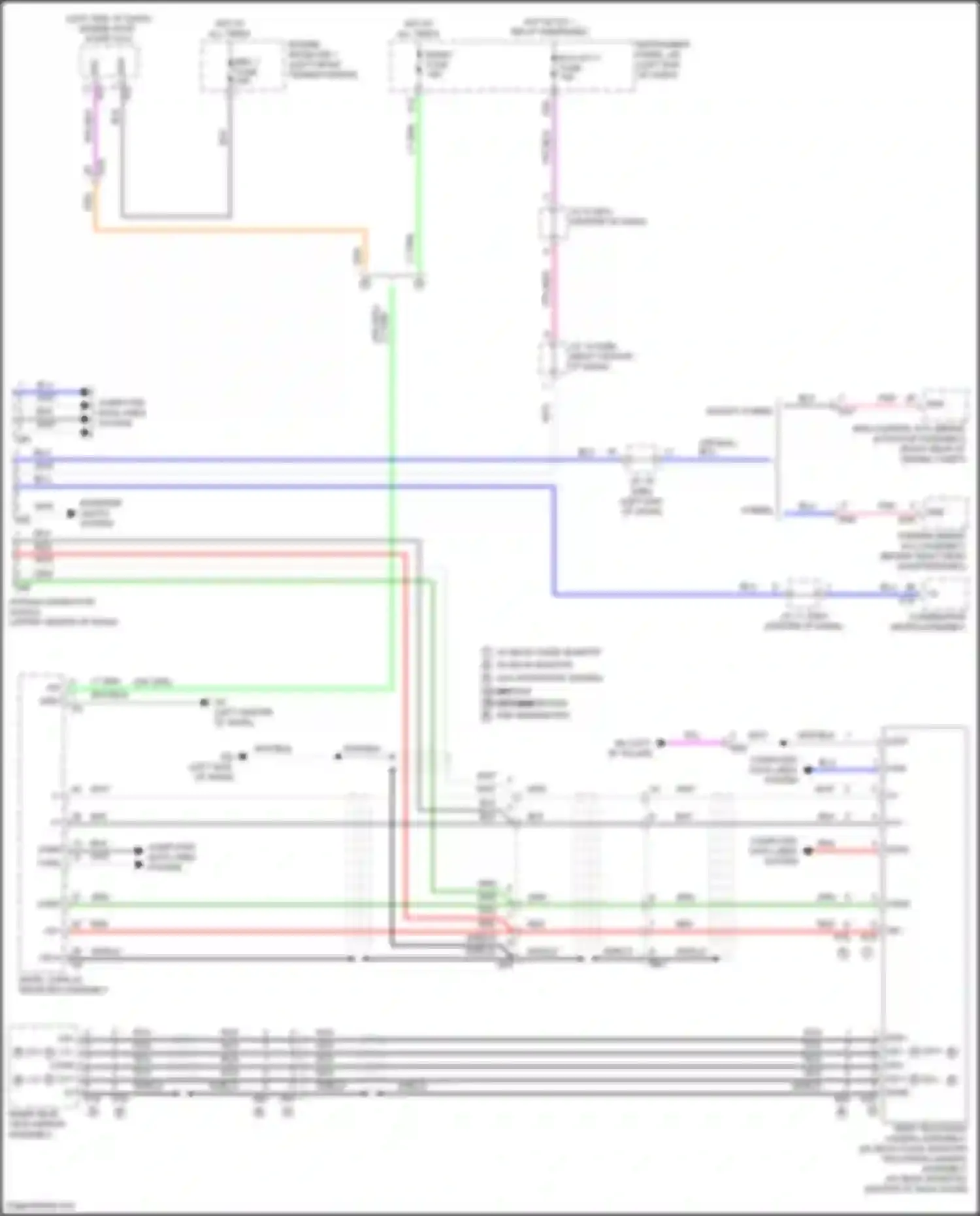 RAV4 Toyota V (2018-2024): Rear view monitoring circuit