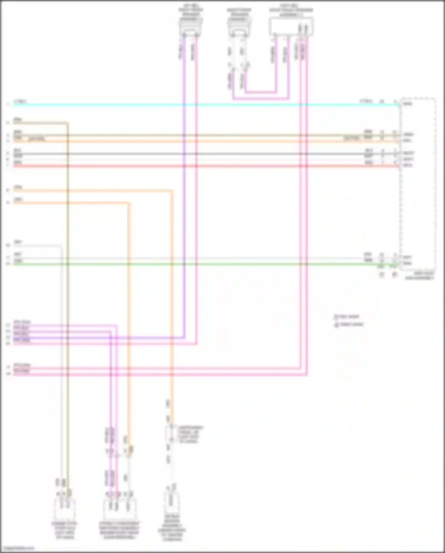 RAV4 Toyota V (2018-2024): Telematics circuit (2 of 2)