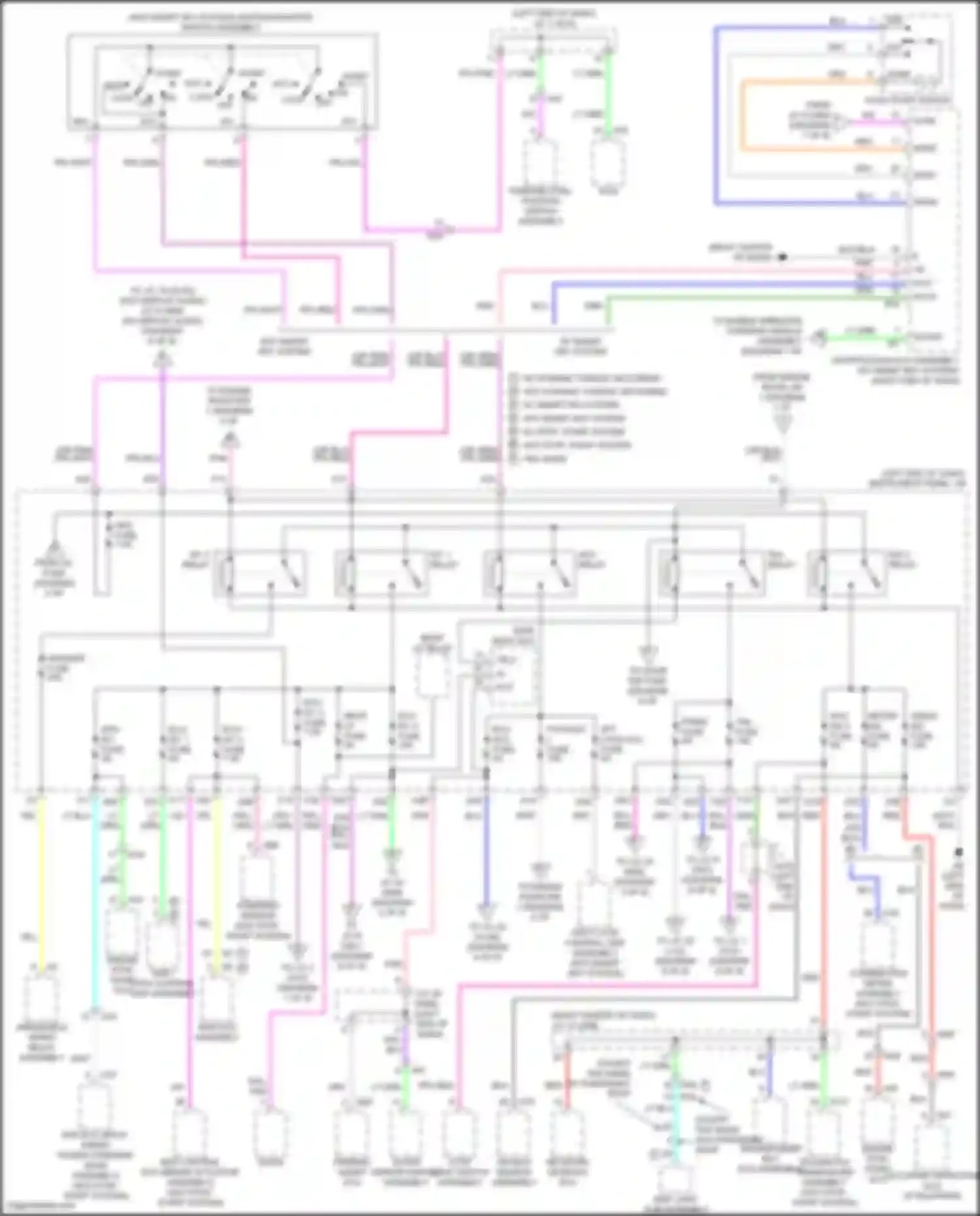 RAV4 Toyota V (2018-2024): Power distribution circuit, except hybrid (5 of 9)