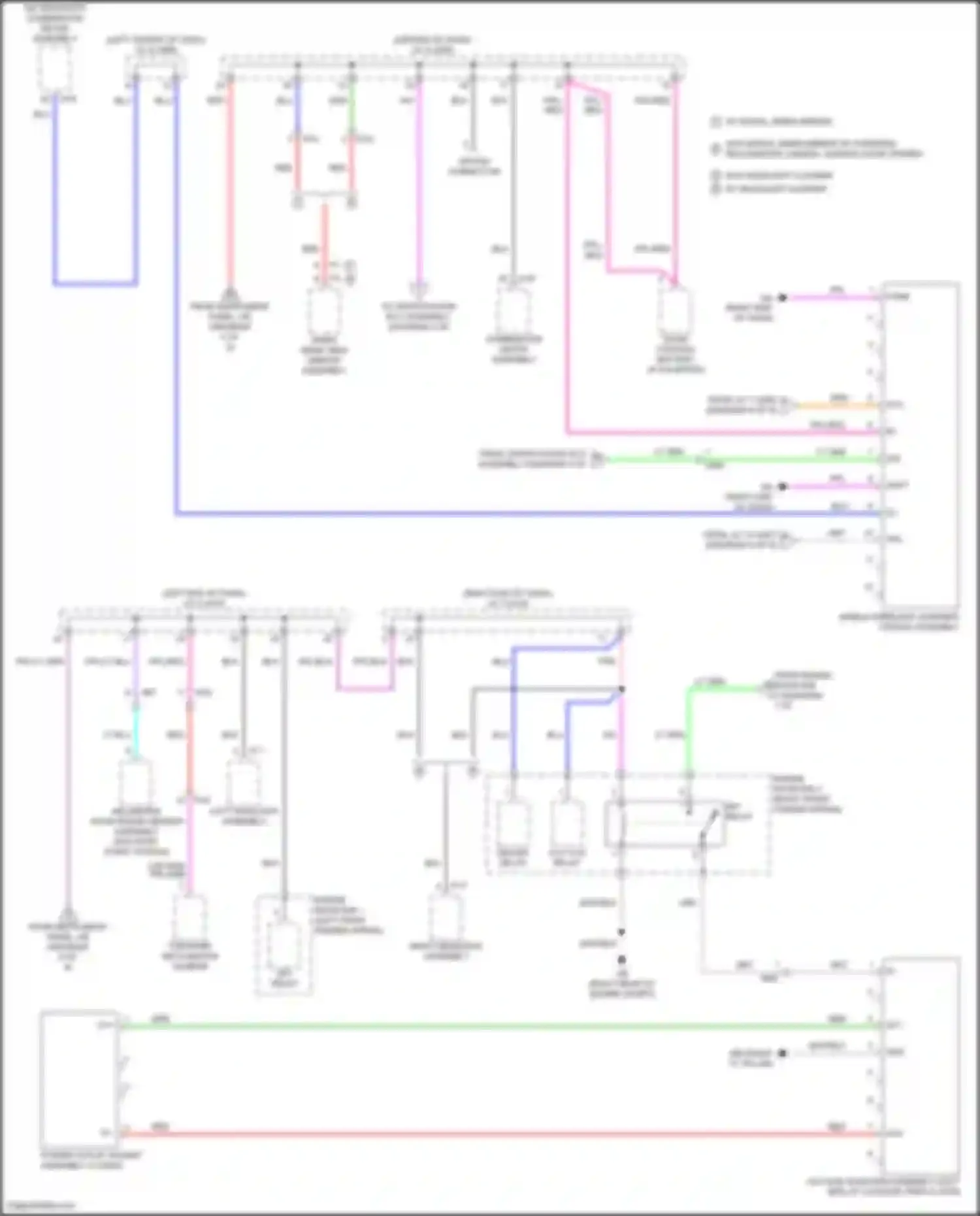 RAV4 Toyota V (2018-2024): Power distribution circuit, except hybrid (7 of 9)