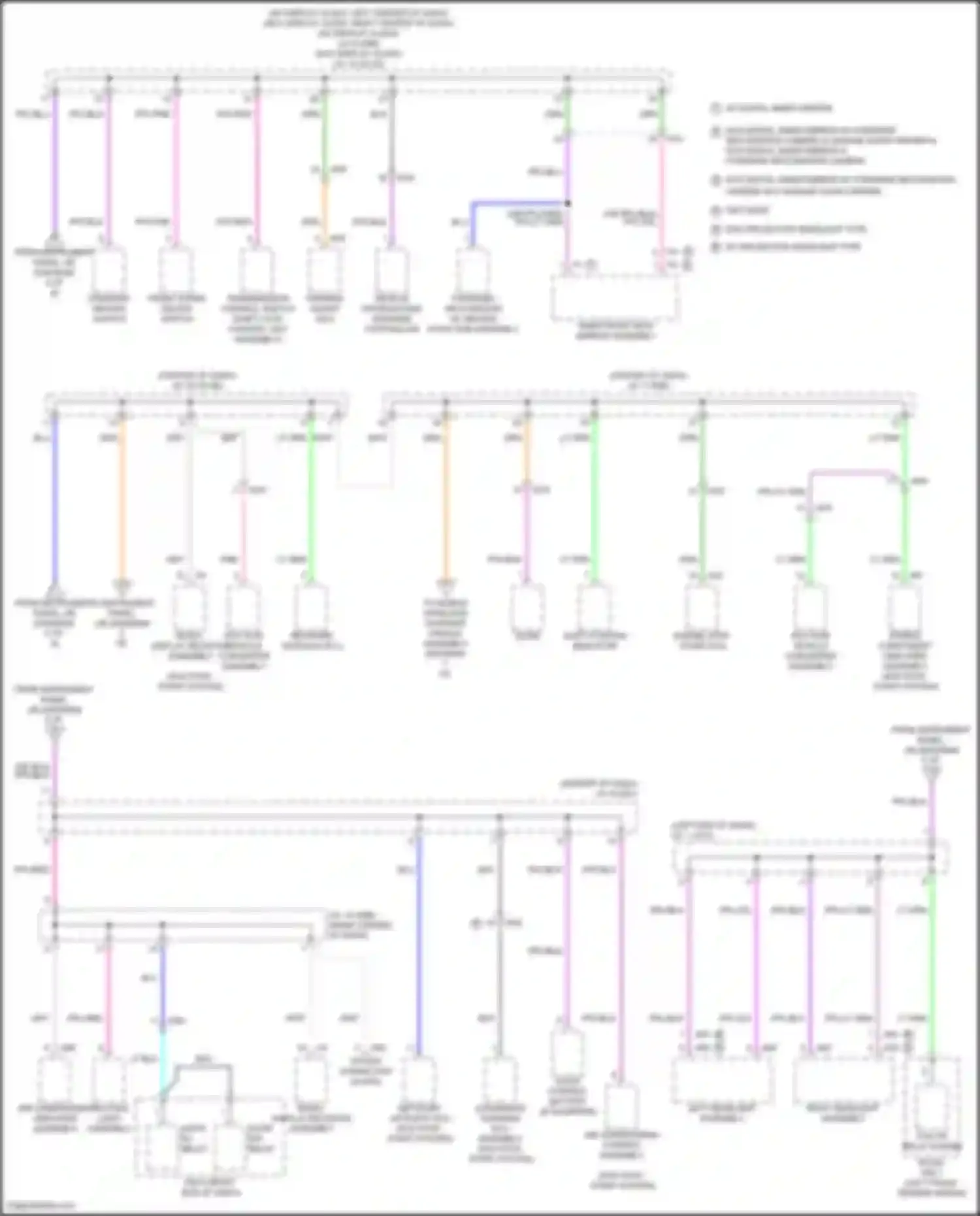 RAV4 Toyota V (2018-2024): Power distribution circuit, except hybrid (8 of 9)