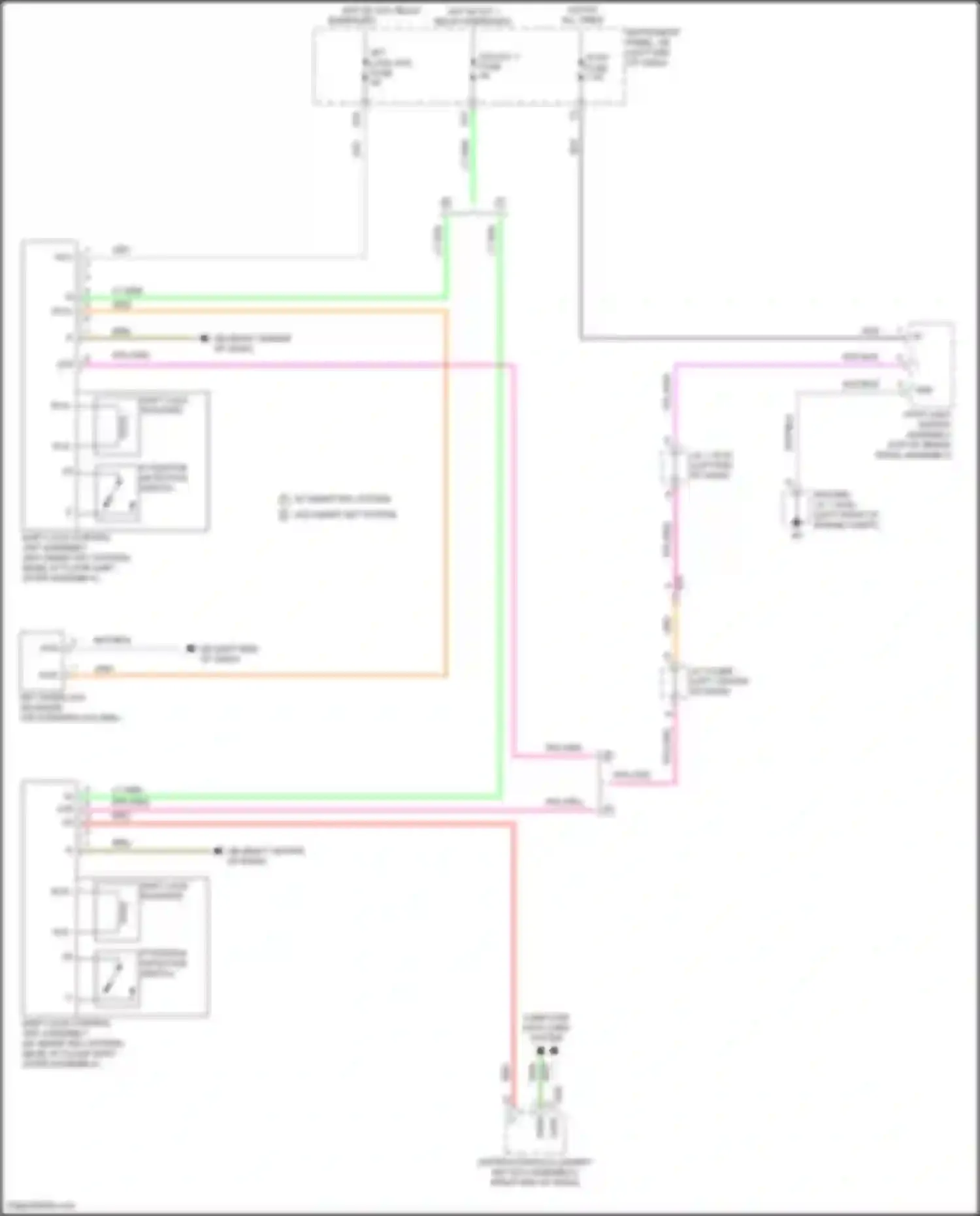 RAV4 Toyota V (2018-2024): Shift interlock circuit, except hybrid