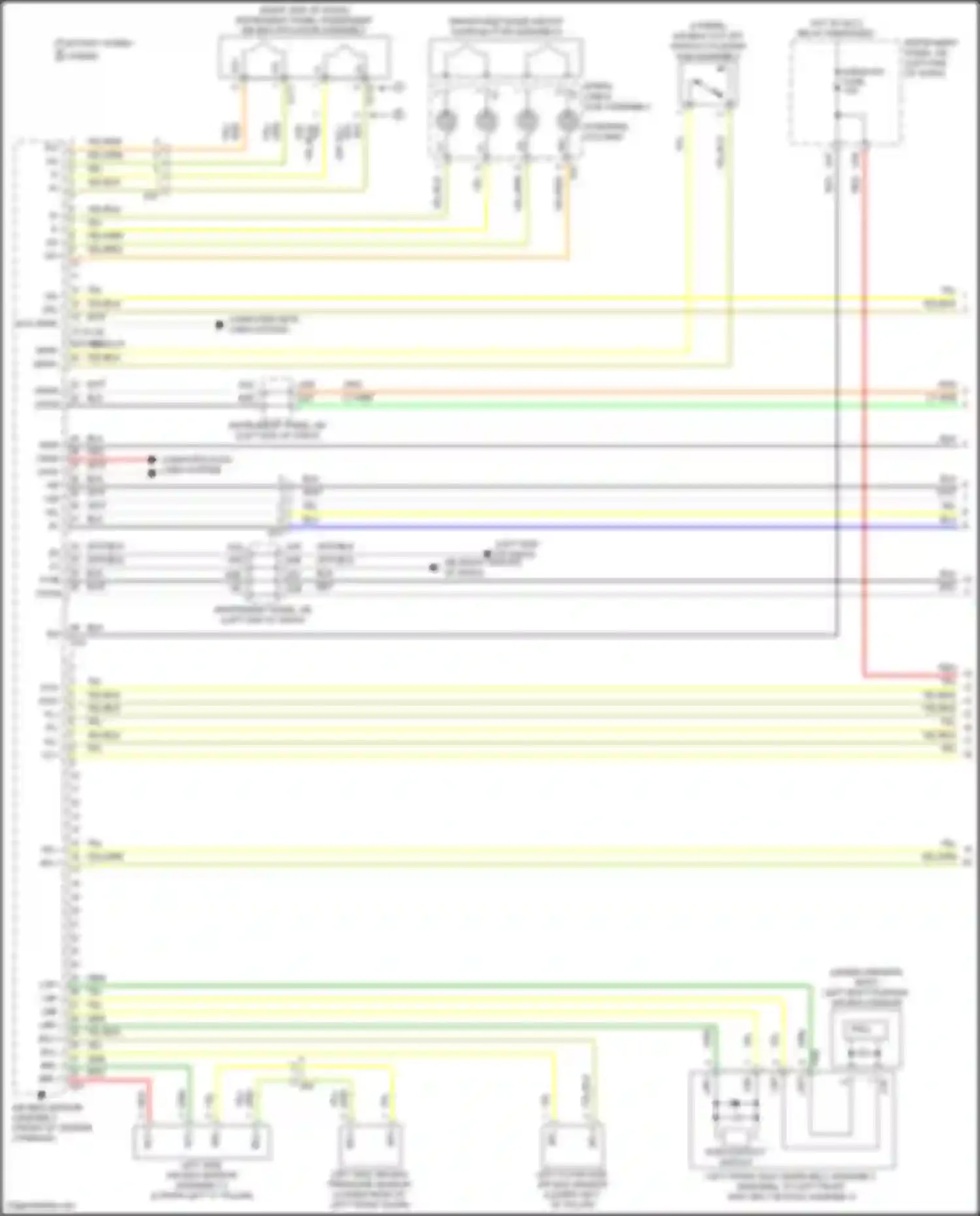 RAV4 Toyota V (2018-2024): Supplemental restraints circuit (1 of 4)