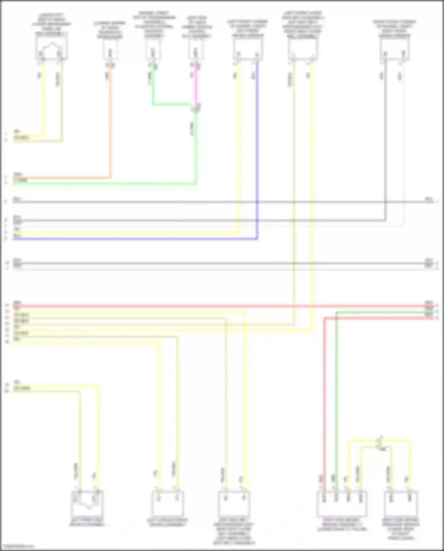 RAV4 Toyota V (2018-2024): Supplemental restraints circuit (2 of 4)