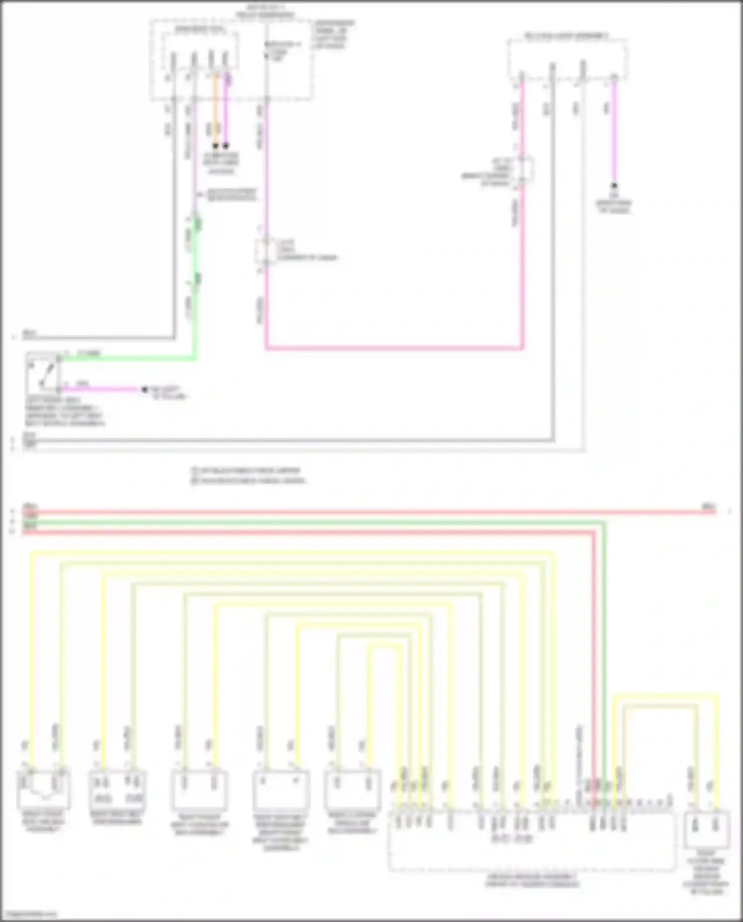 RAV4 Toyota V (2018-2024): Supplemental restraints circuit (3 of 4)