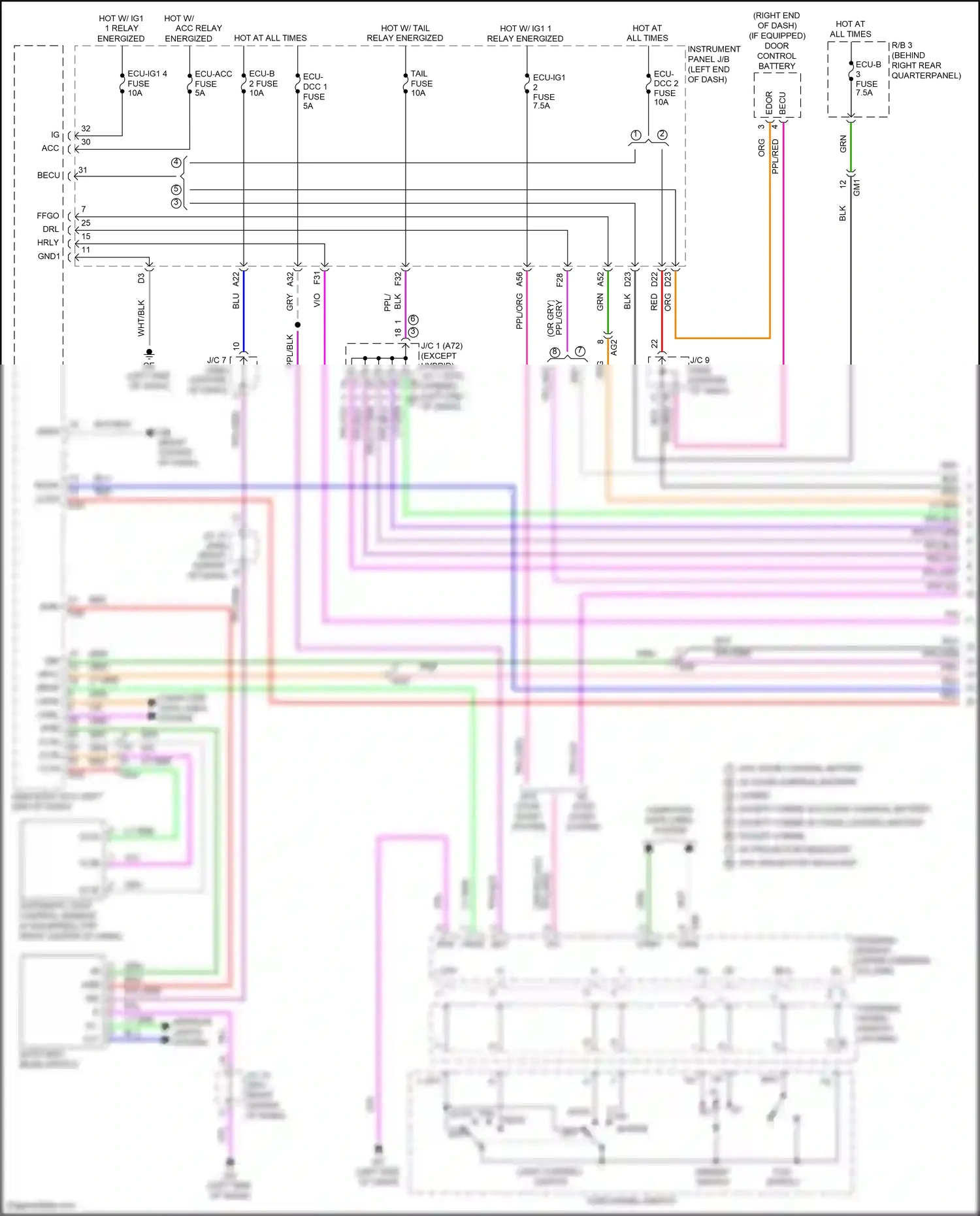Toyota RAV4 V (2018-2024) computer data lines system wiring diagram  (67 of 121)
