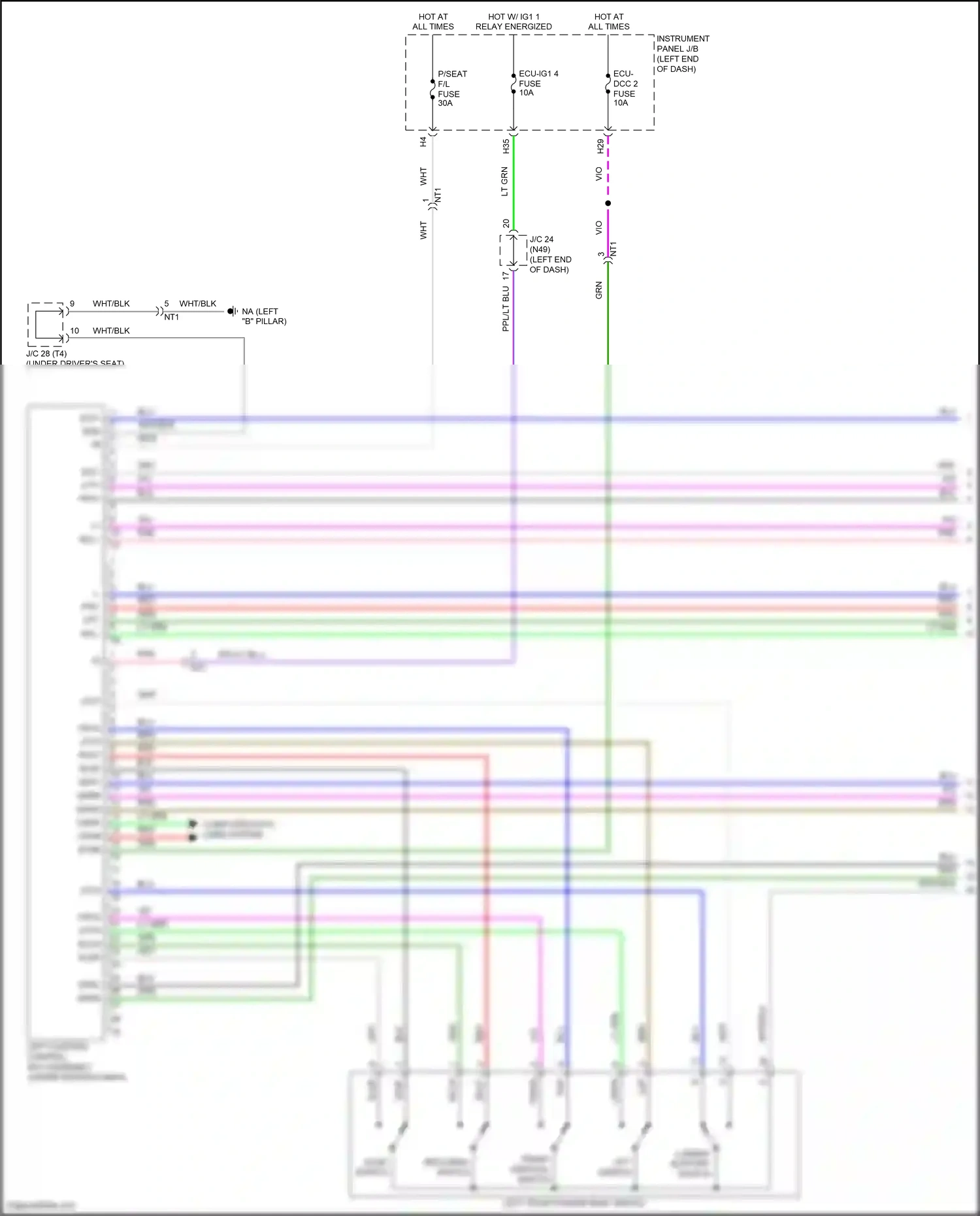 Toyota RAV4 V (2018-2024) computer data lines system wiring diagram  (103 of 121)