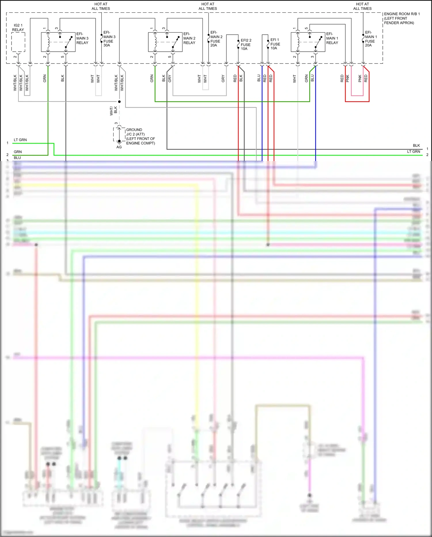 Toyota RAV4 V (2018-2024) computer data lines system wiring diagram  (107 of 121)