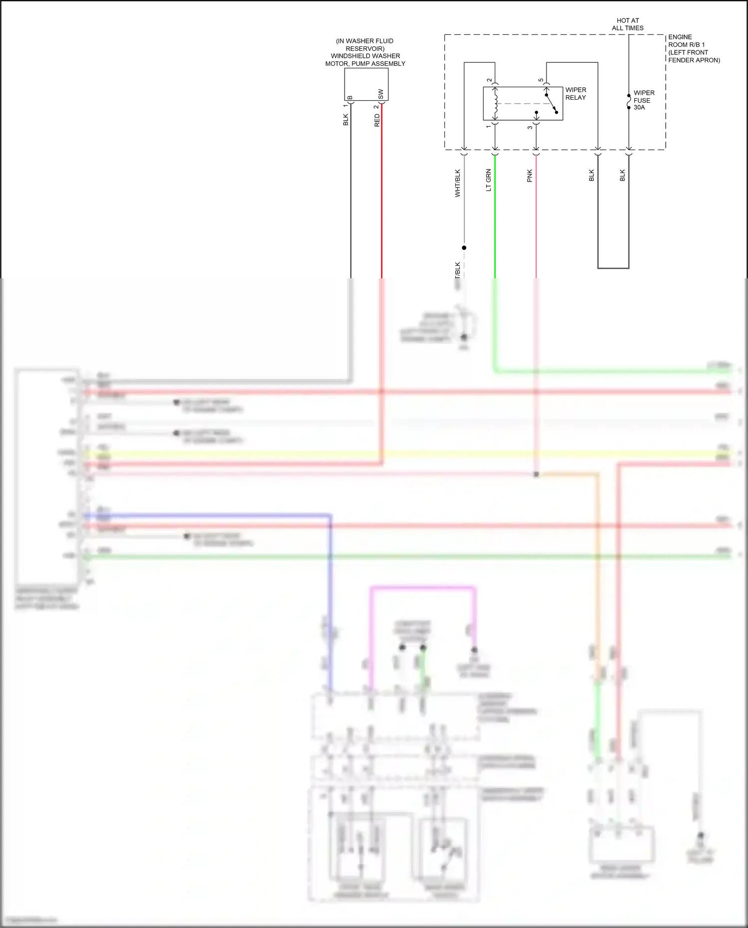 Toyota RAV4 V (2018-2024) computer data lines system wiring diagram  (40 of 121)
