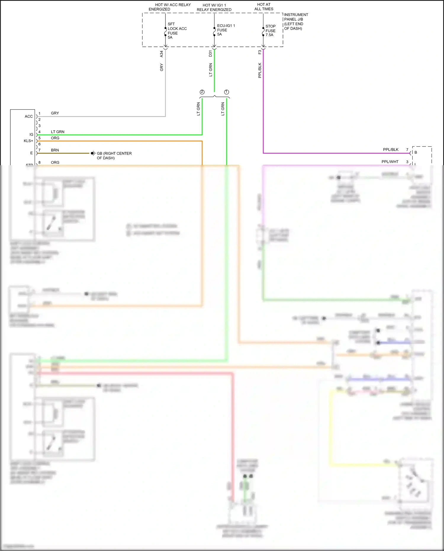 Toyota RAV4 V (2018-2024) computer data lines system wiring diagram  (99 of 121)