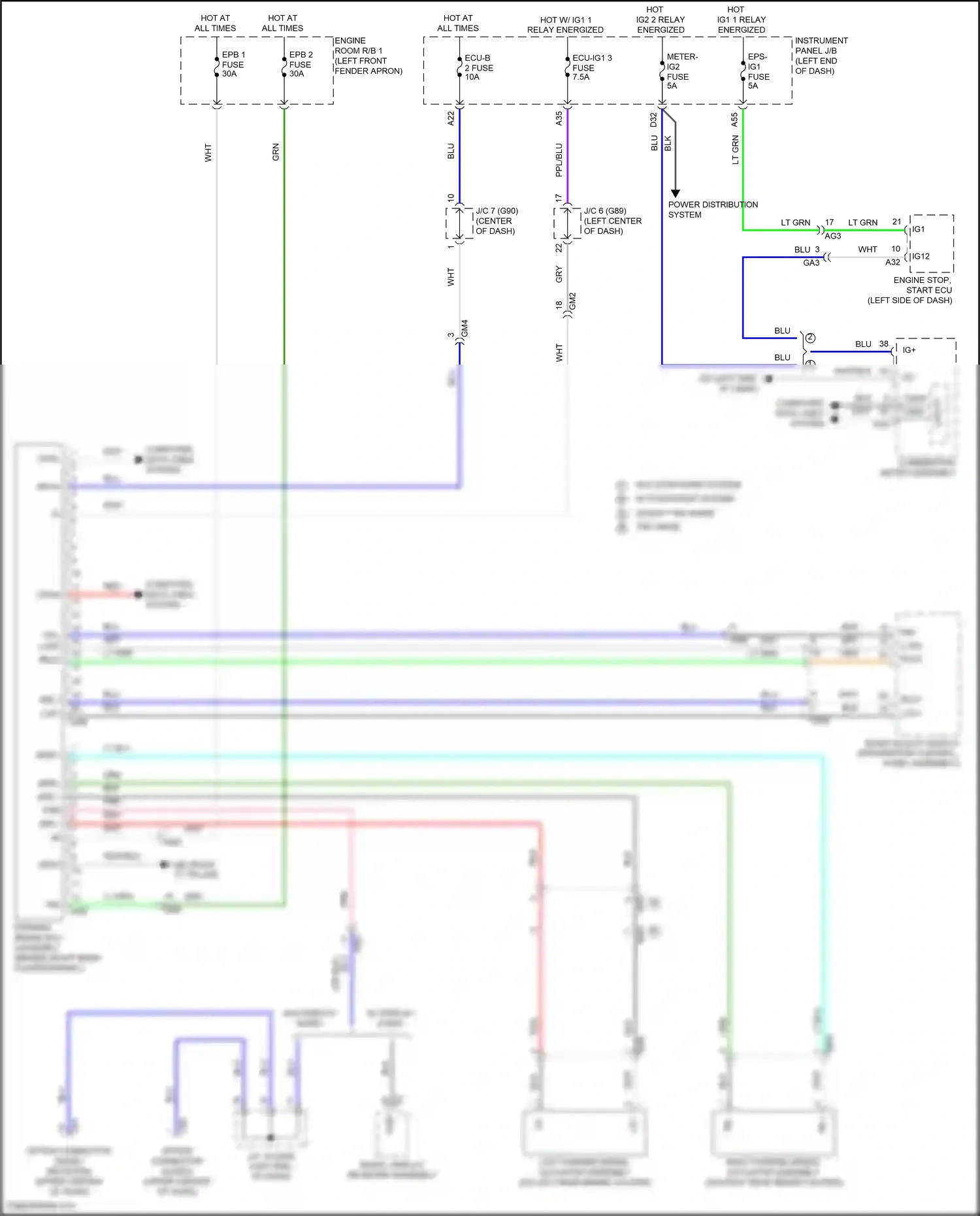Toyota RAV4 V (2018-2024) computer data lines system wiring diagram  (102 of 121)