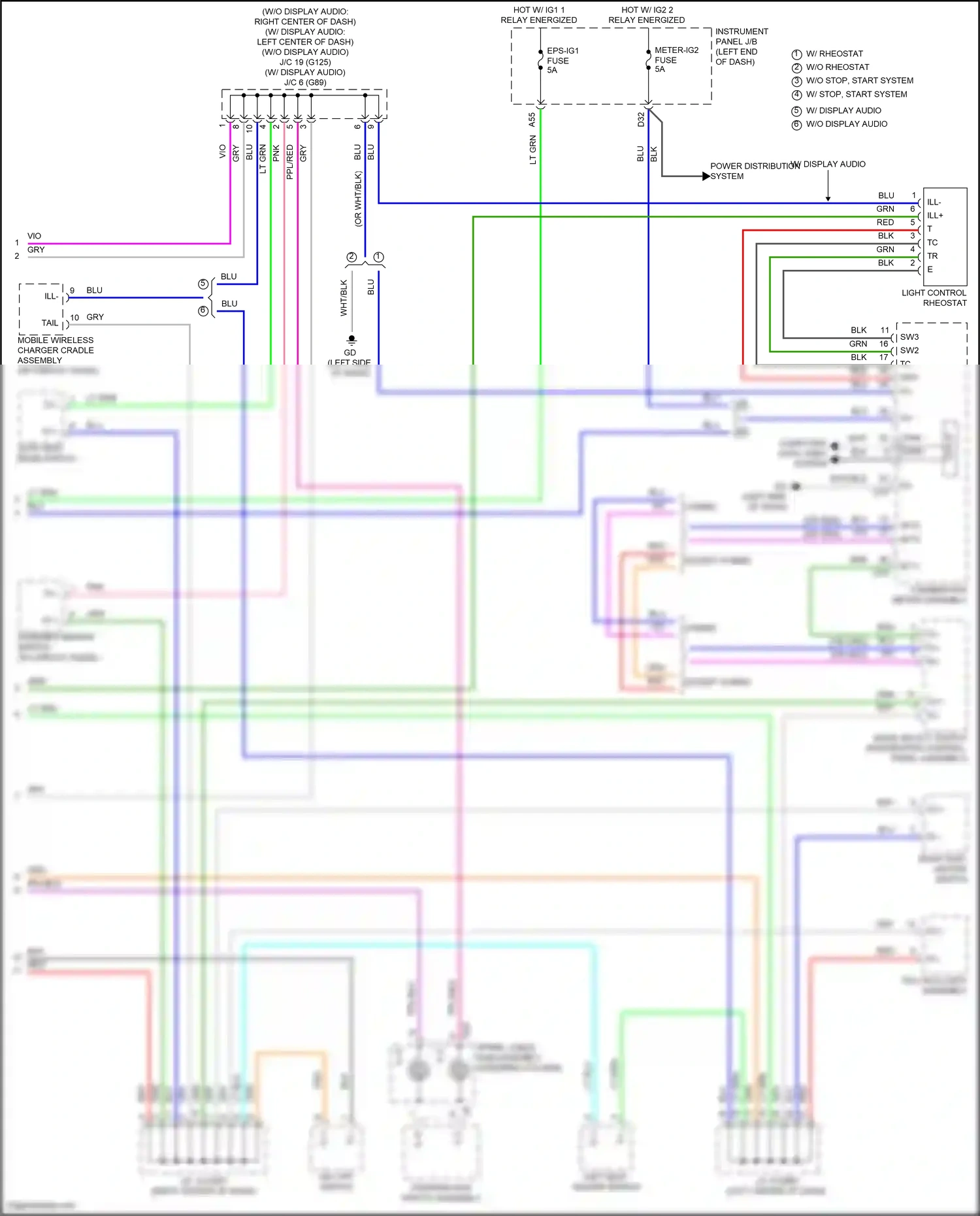 Toyota RAV4 V (2018-2024) computer data lines system wiring diagram  (97 of 121)