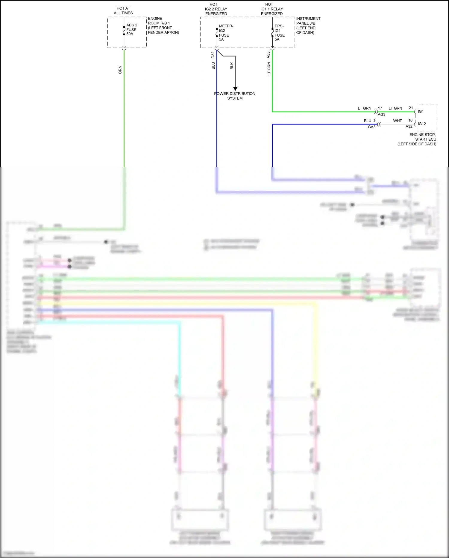 Toyota RAV4 V (2018-2024) computer data lines system wiring diagram  (101 of 121)