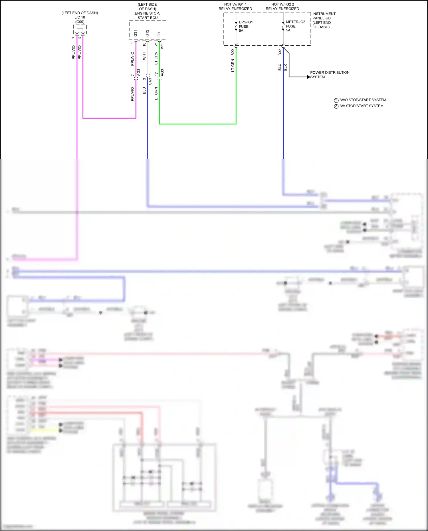Toyota RAV4 V (2018-2024) computer data lines system wiring diagram  (66 of 121)