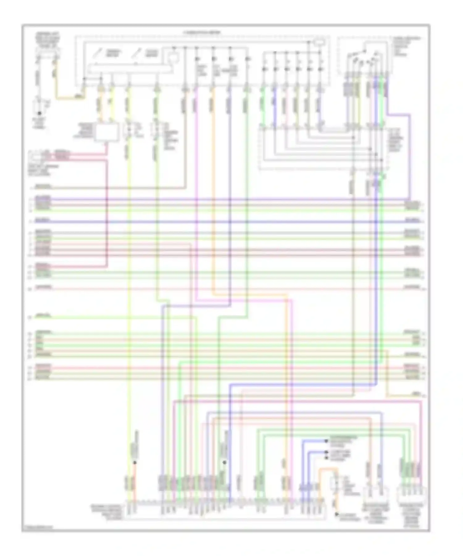 Sequoia Toyota I facelift (2004-2007): Wiring diagram engine performance 4.7l (4 of 6)