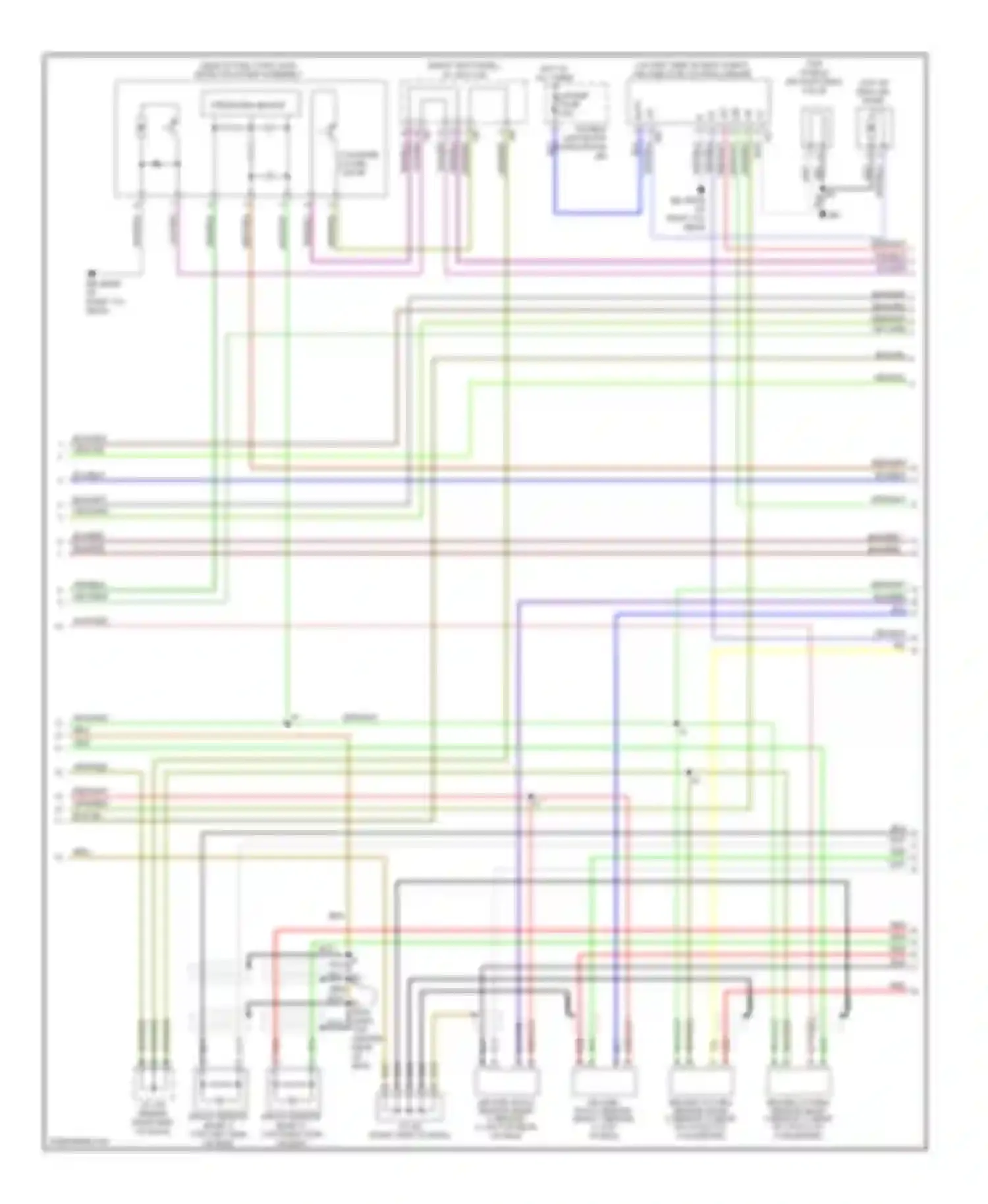 Sequoia Toyota I facelift (2004-2007): Wiring diagram engine performance 4.7l (5 of 6)