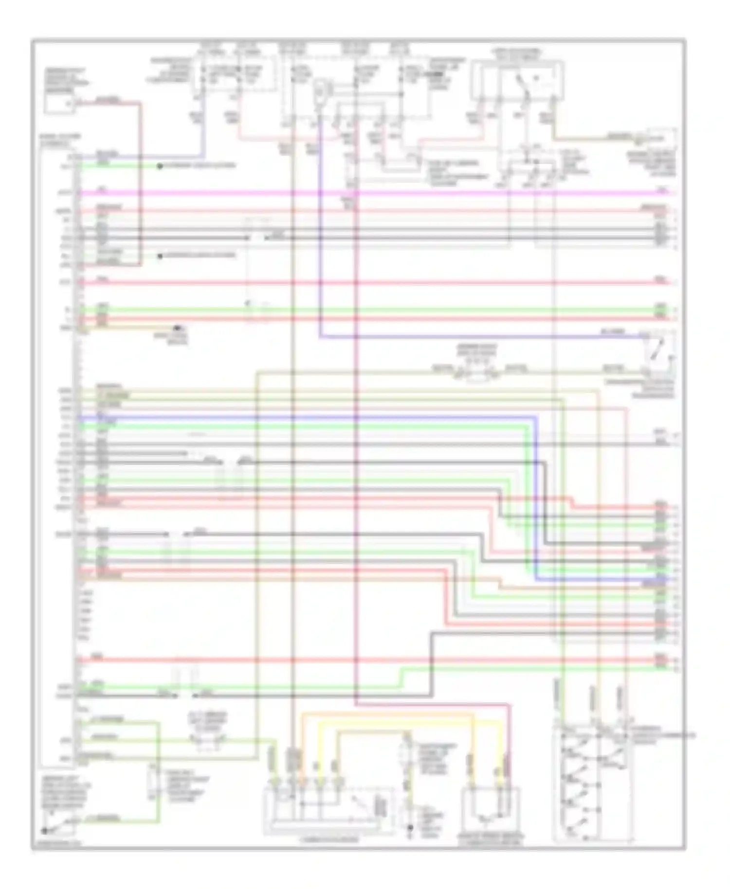 Sequoia Toyota I facelift (2004-2007): 10-speaker system circuit, with rear entertainment with navigation (1 of 3)