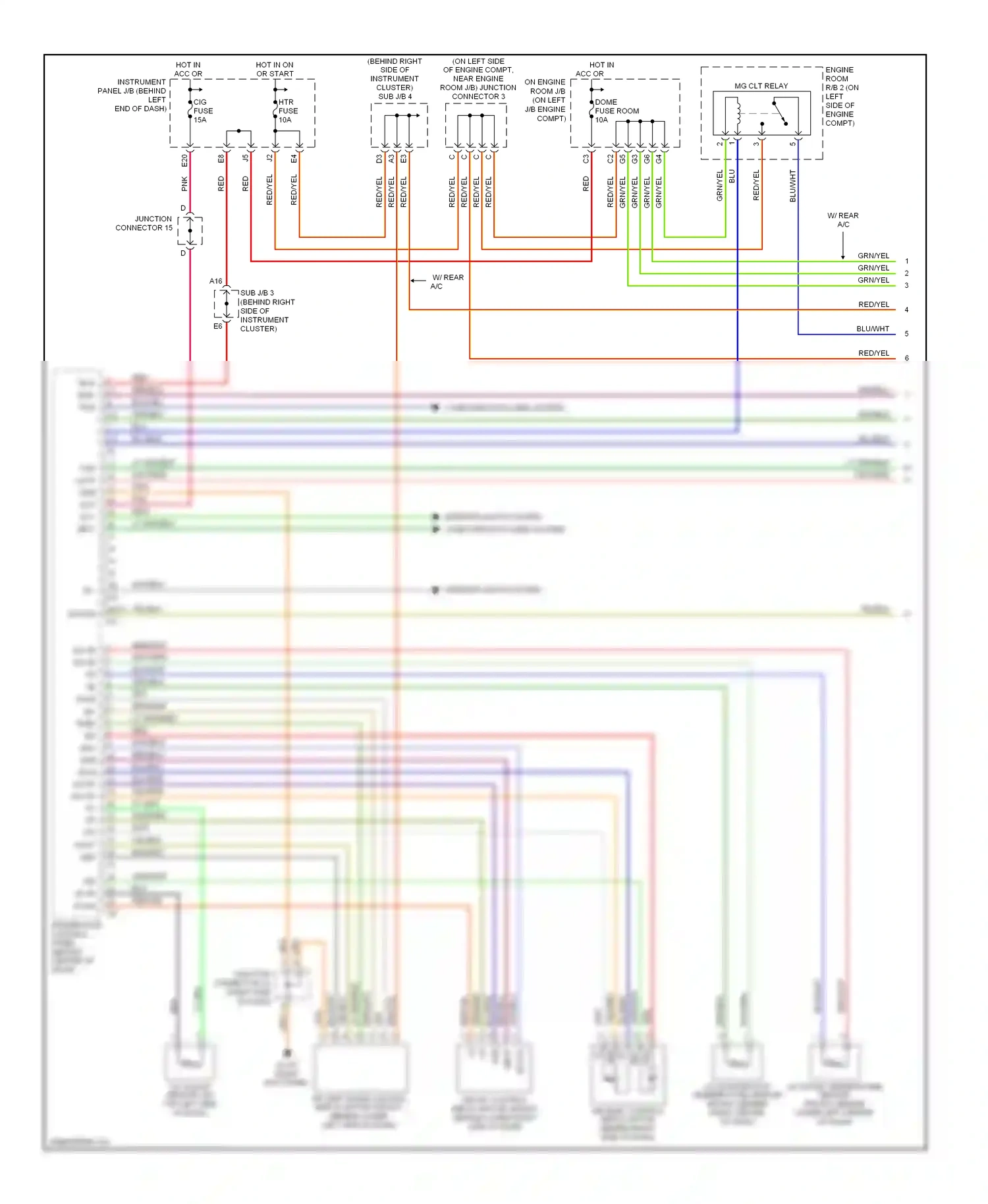 Toyota Sequoia I facelift (2004-2007) computer data lines system wiring diagram  (2 of 12)