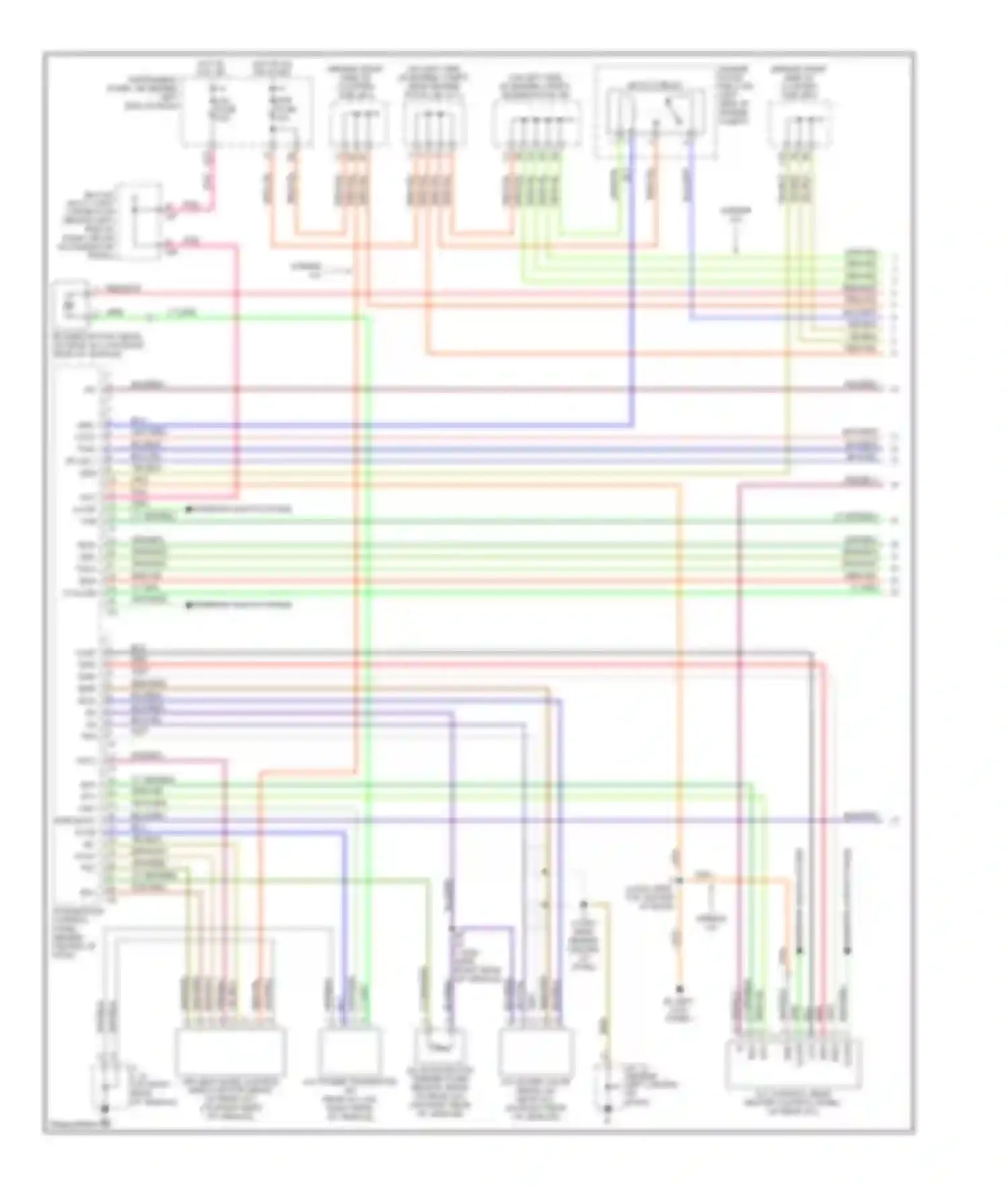 Sequoia Toyota I (2000-2004): Automatic a/c circuit (1 of 3)