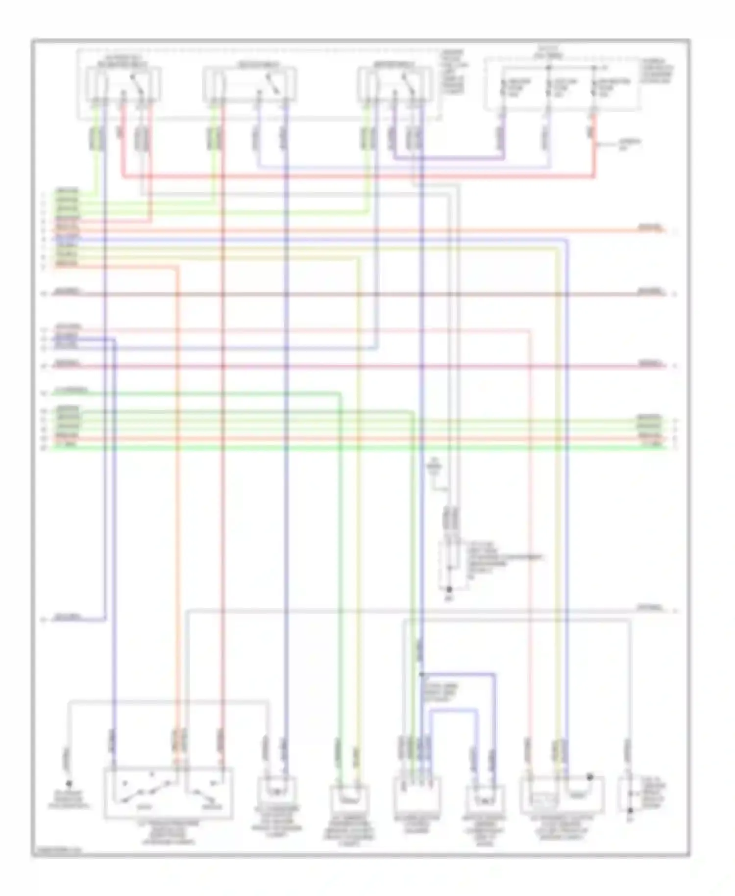 Sequoia Toyota I (2000-2004): Automatic a/c circuit (2 of 3)