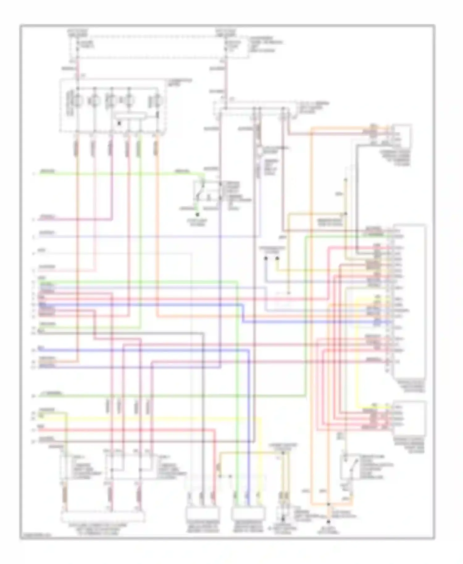 Sequoia Toyota I (2000-2004): Anti-lock brake circuits (2 of 2)
