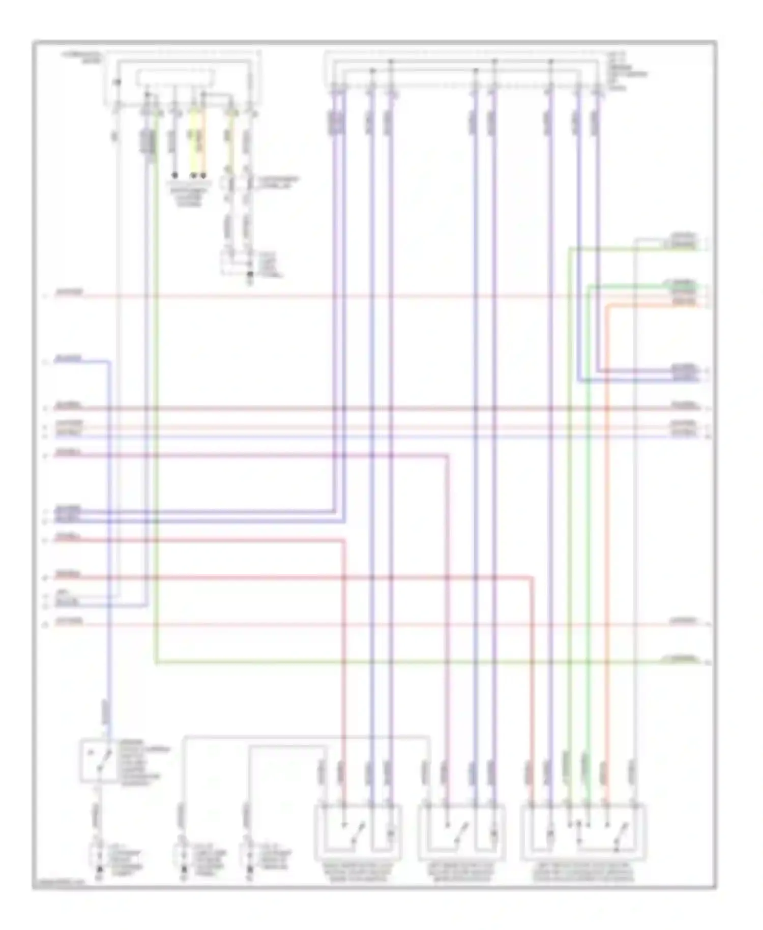 Sequoia Toyota I (2000-2004): Forced entry circuit (2 of 3)