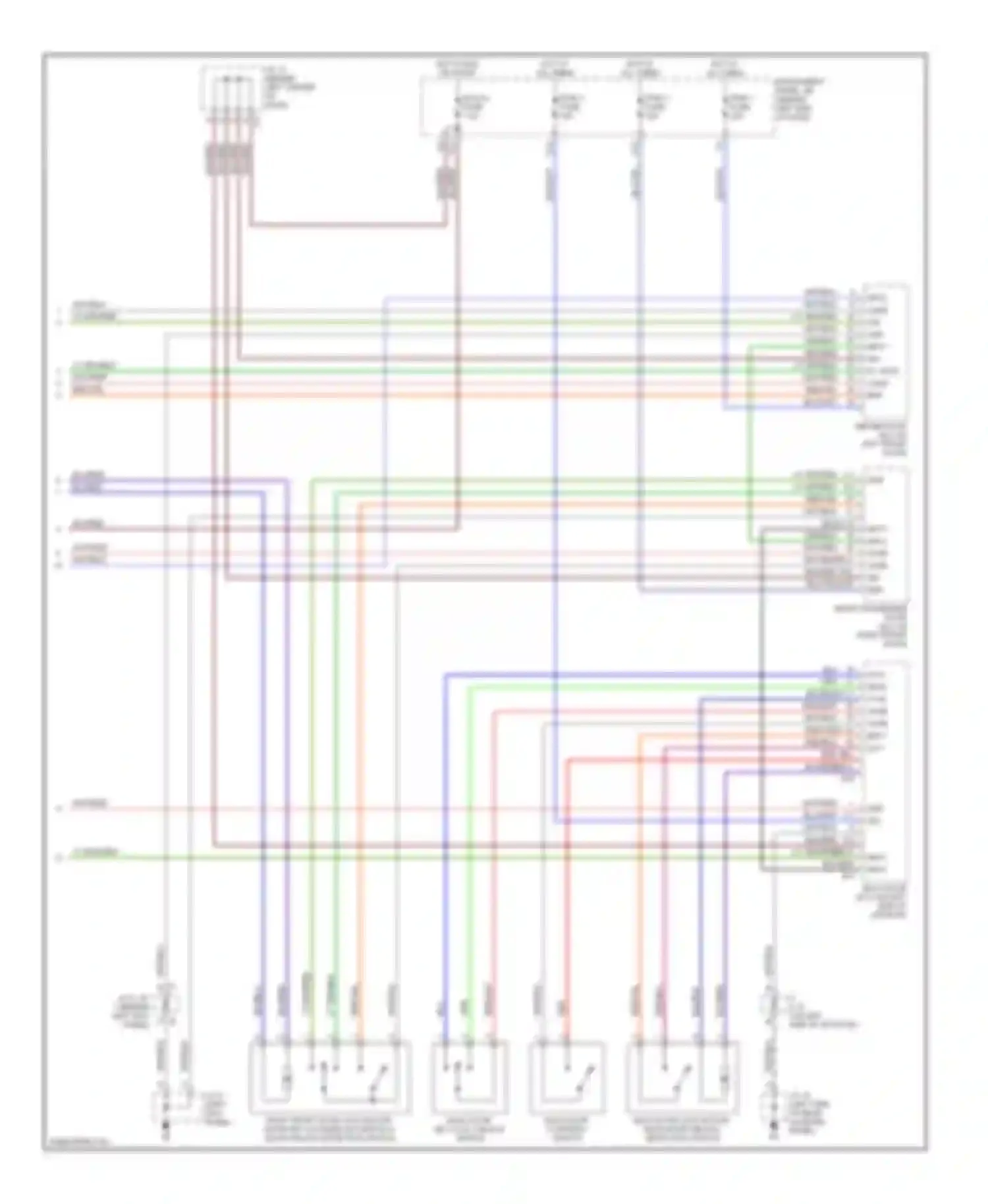 Sequoia Toyota I (2000-2004): Forced entry circuit (3 of 3)