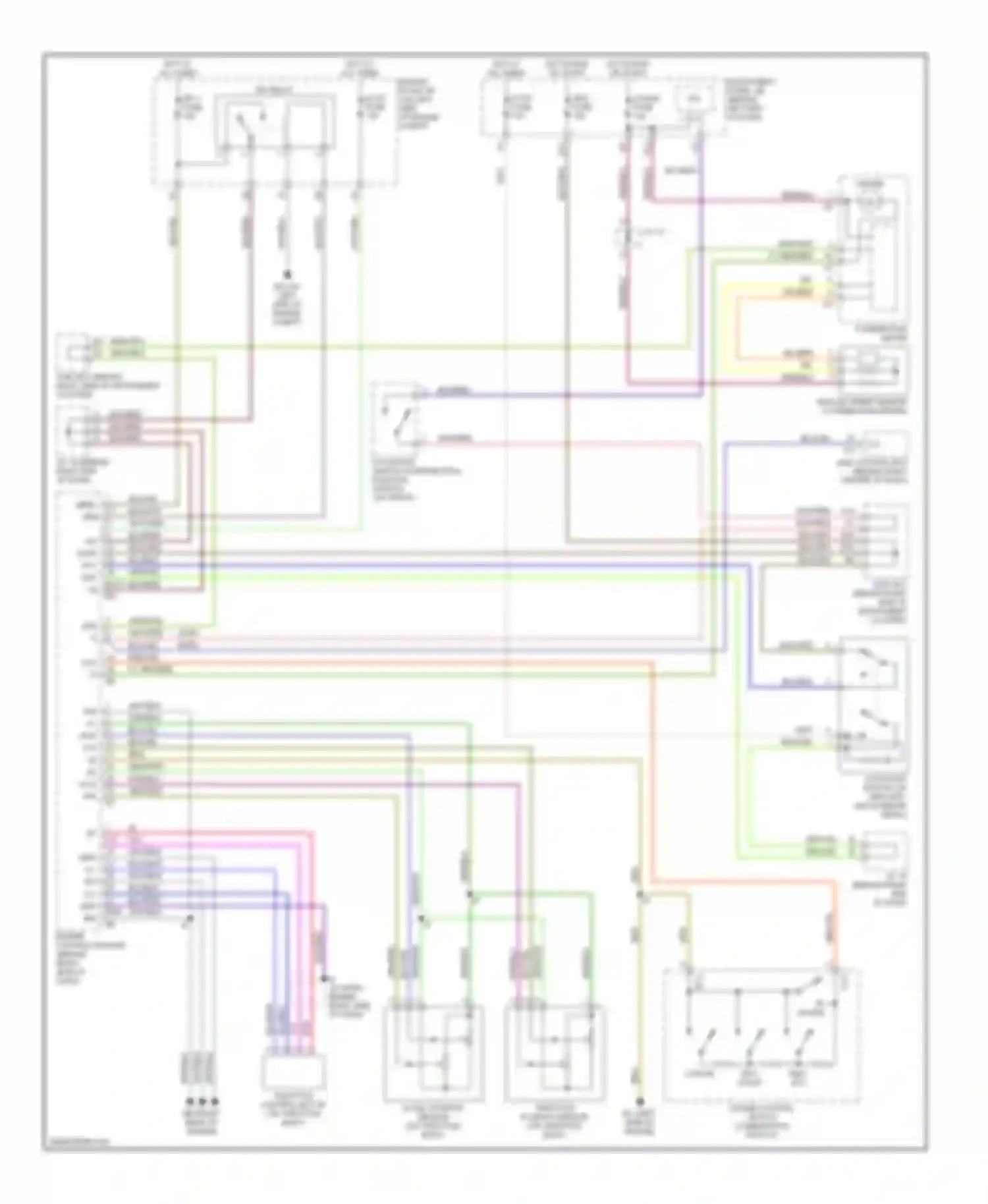 Sequoia Toyota I (2000-2004): Cruise control circuit