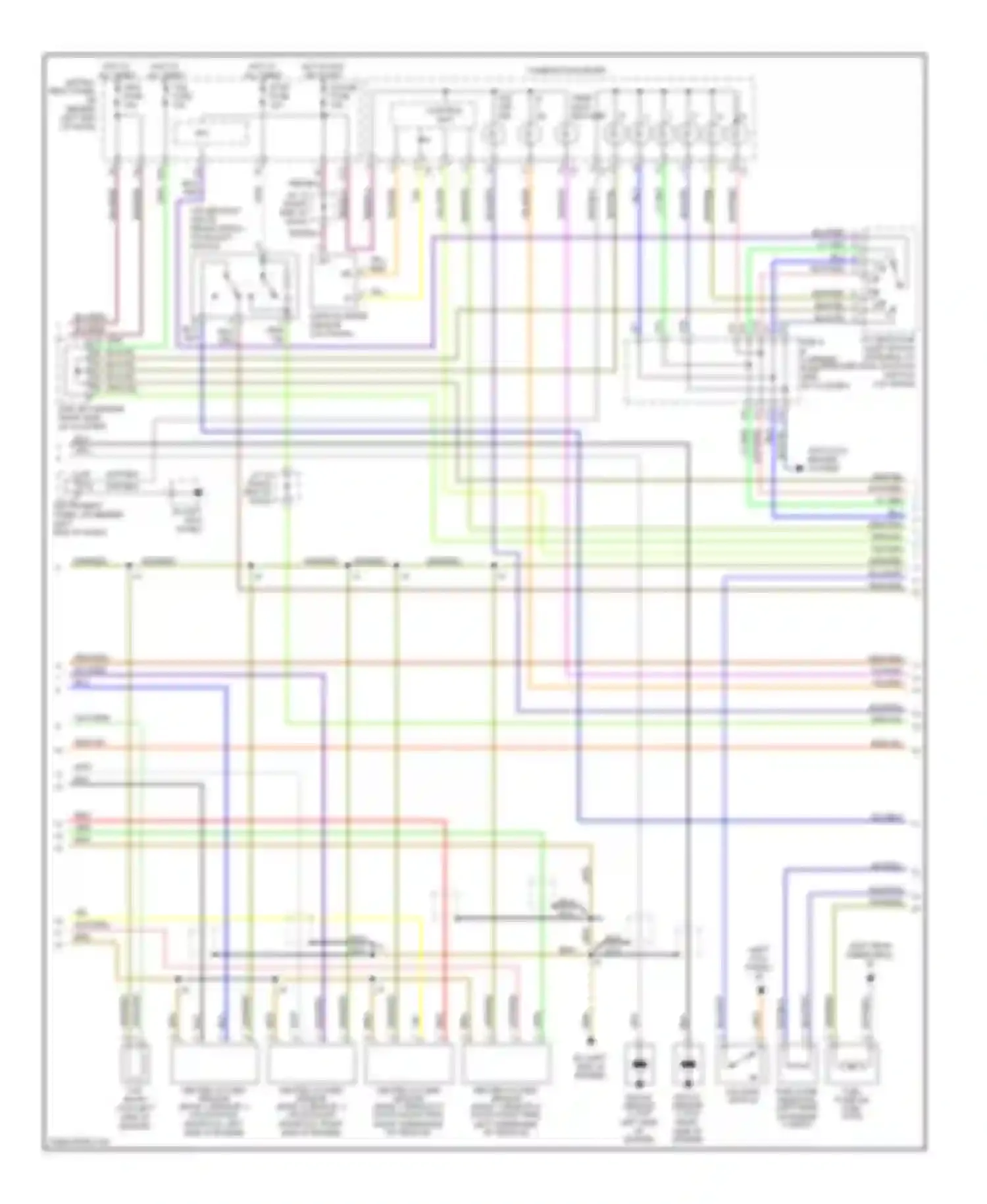 Sequoia Toyota I (2000-2004): Wiring diagram engine performance 4.7ls (2 of 3)