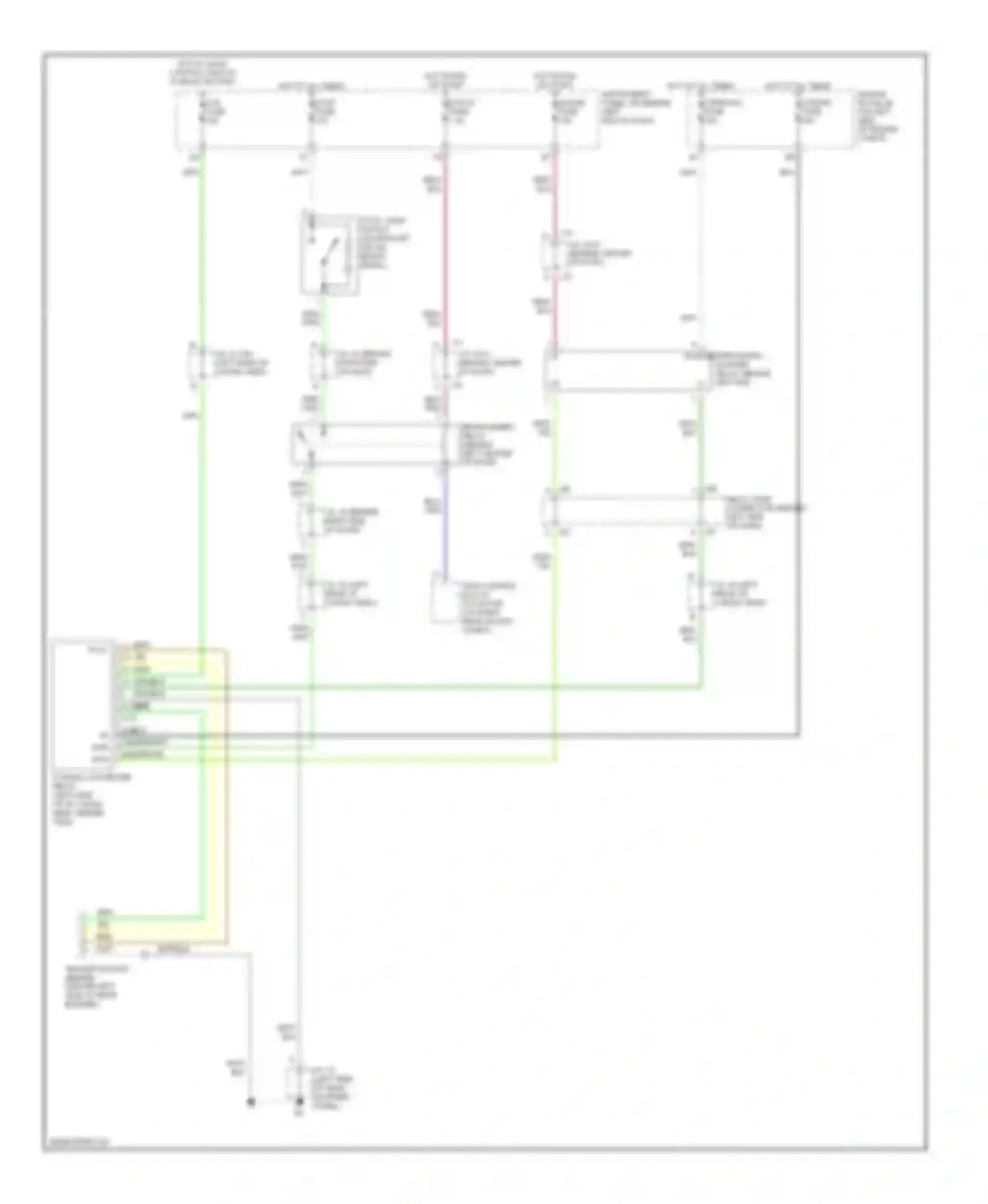 Sequoia Toyota I (2000-2004): Trailer tow circuit