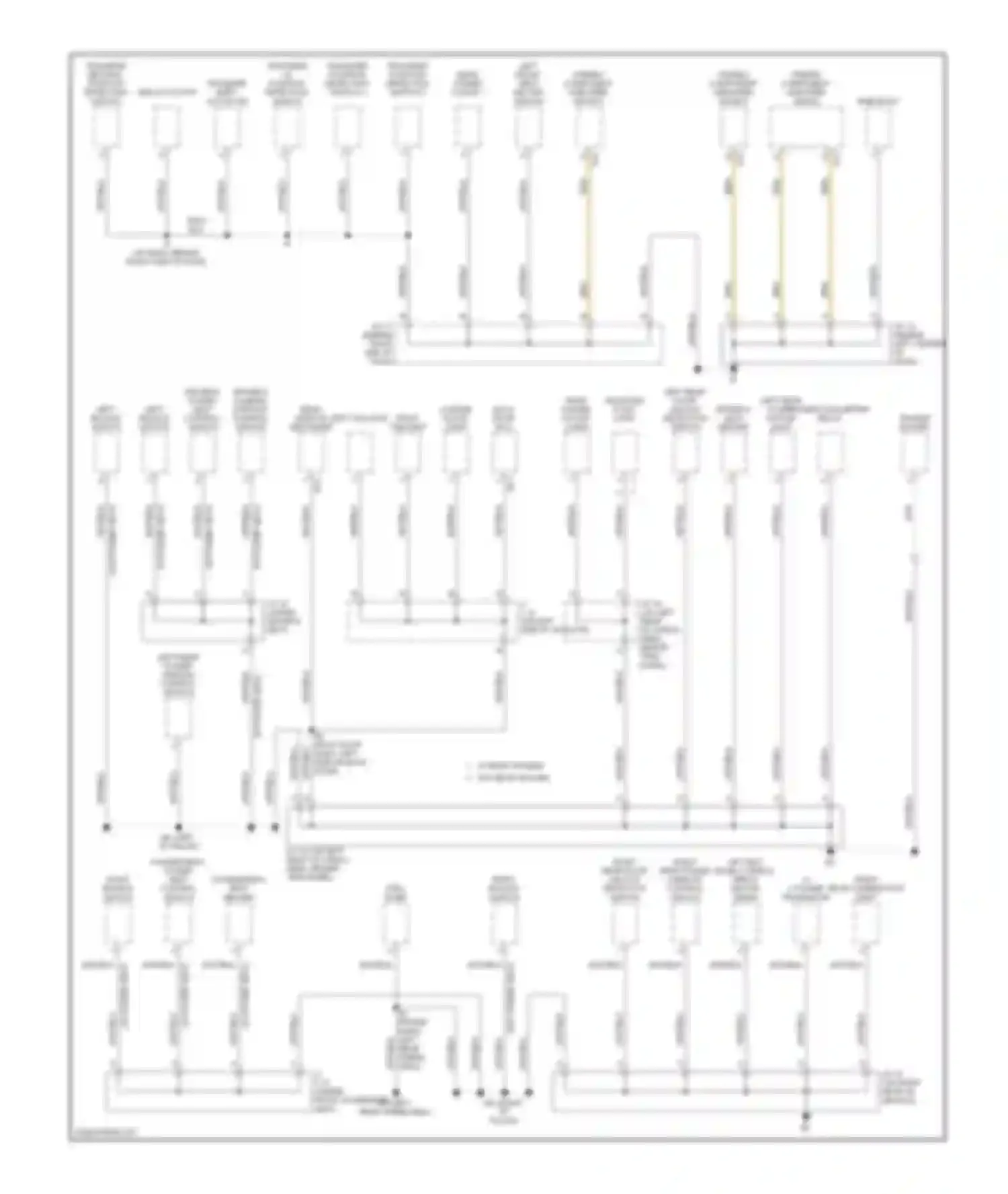 Sequoia Toyota I (2000-2004): Ground distribution circuit (3 of 3)
