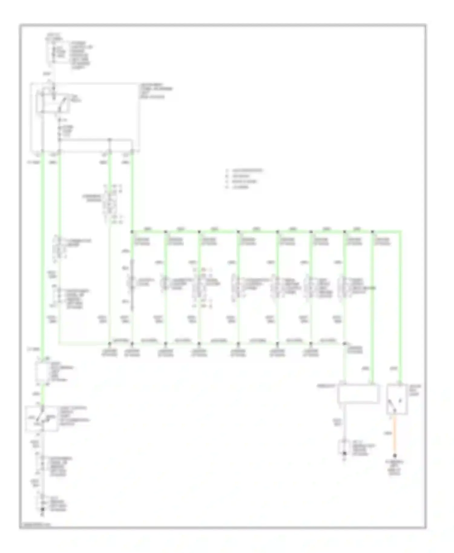 Sequoia Toyota I (2000-2004): Instrument illumination circuit