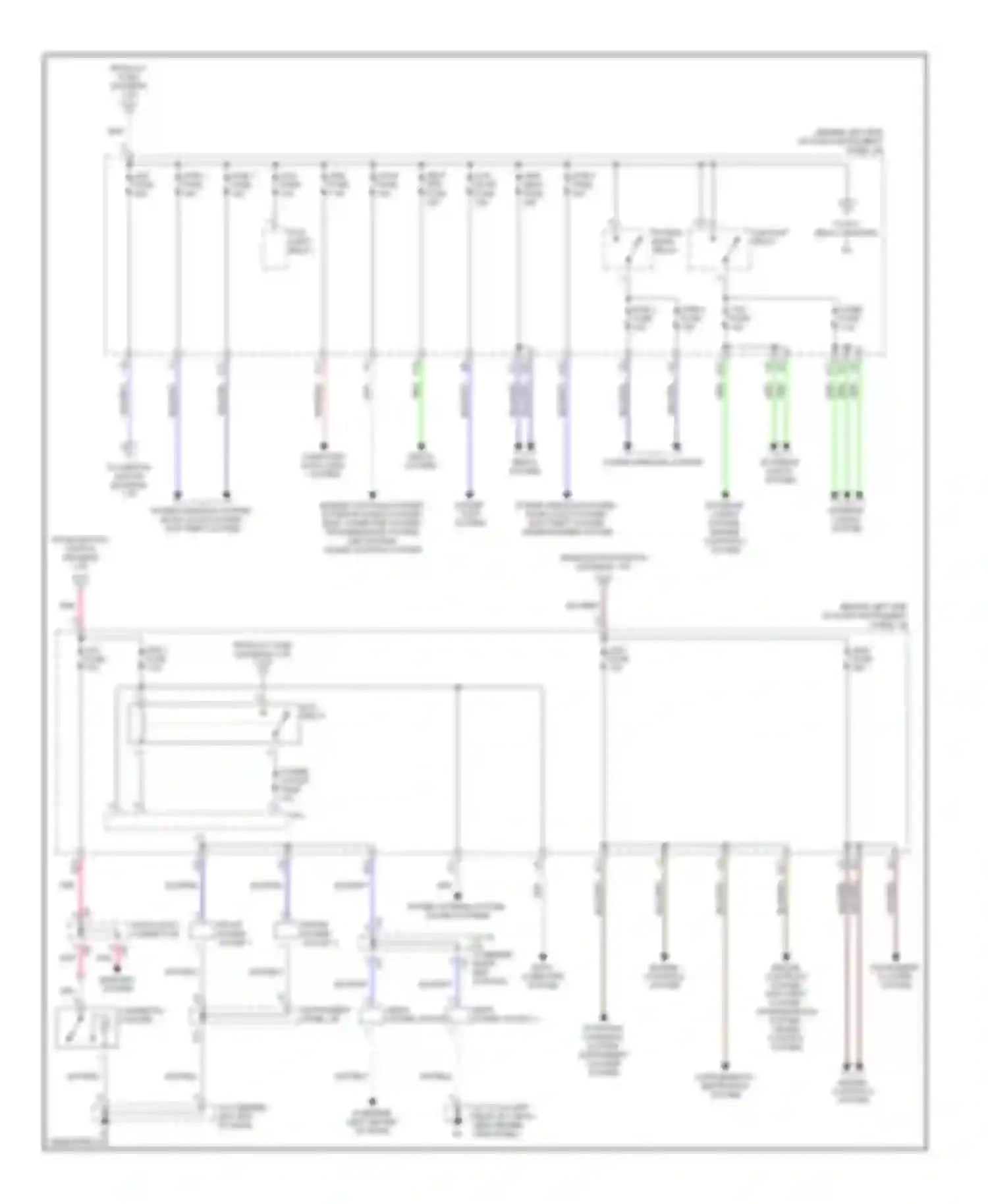 Sequoia Toyota I (2000-2004): Power distribution circuit (2 of 3)