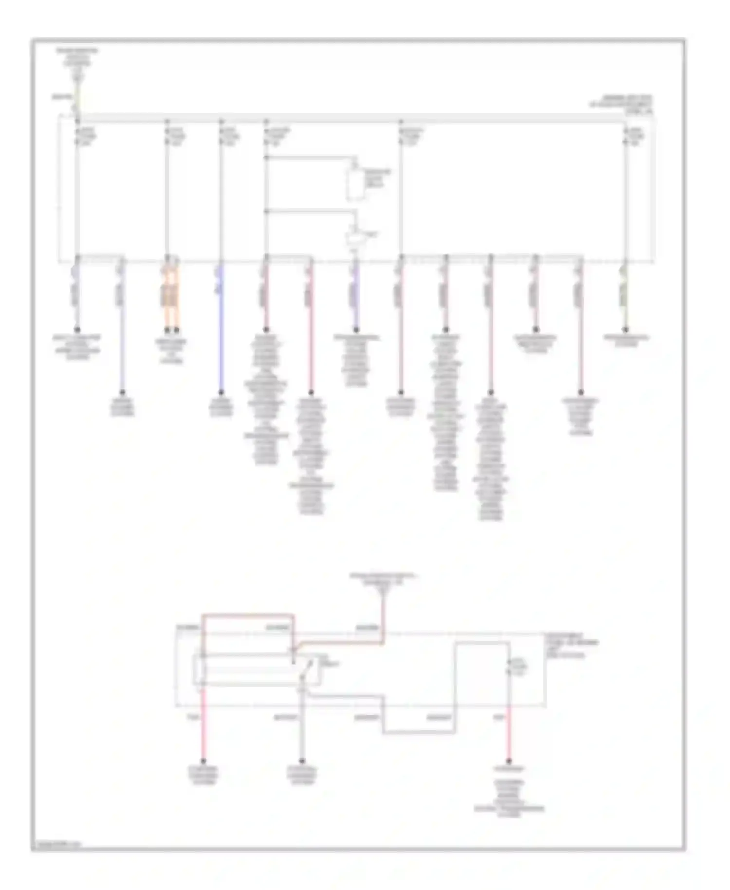 Sequoia Toyota I (2000-2004): Power distribution circuit (3 of 3)