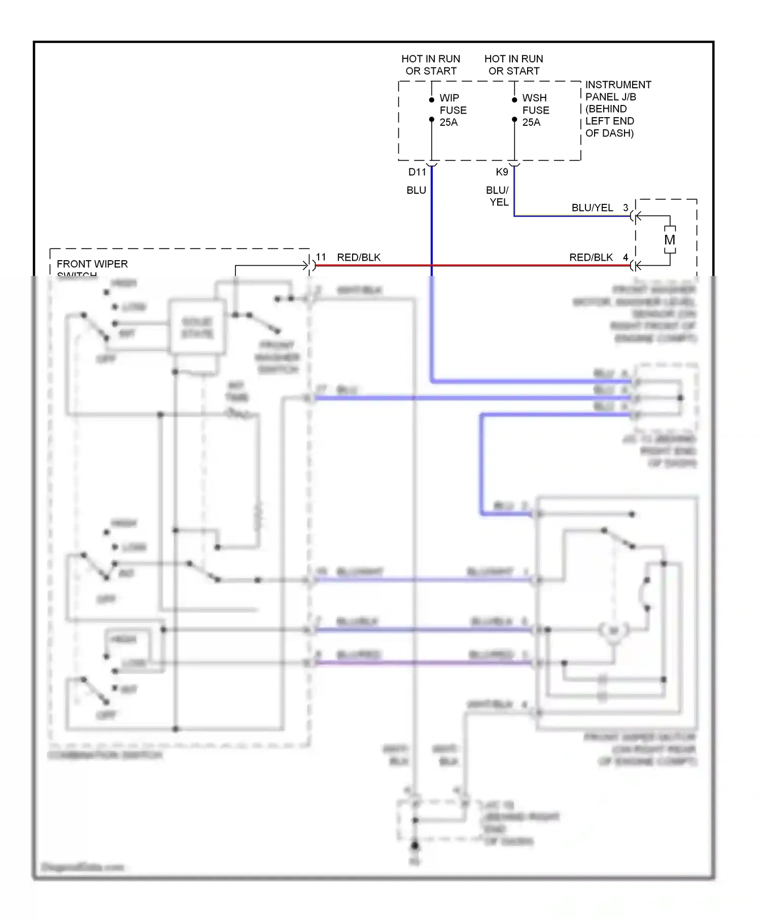 Toyota Sequoia I (2000-2004) solid state wiring diagram  (2 of 3)