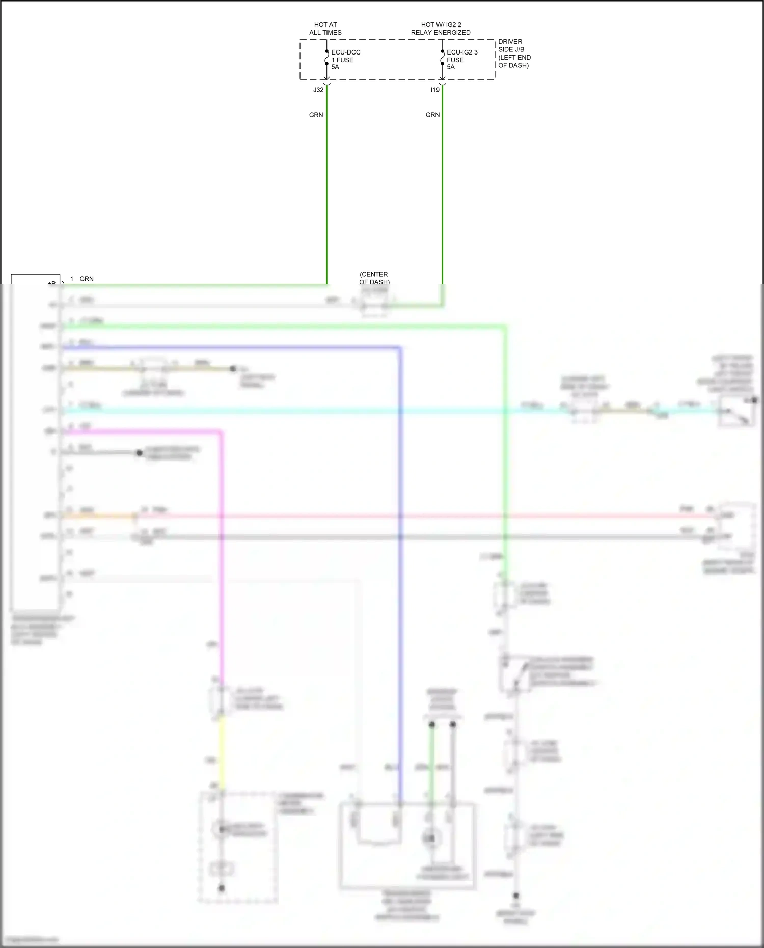 Toyota Sequoia II facelift (2017-2022) computer data lines system wiring diagram  (46 of 62)