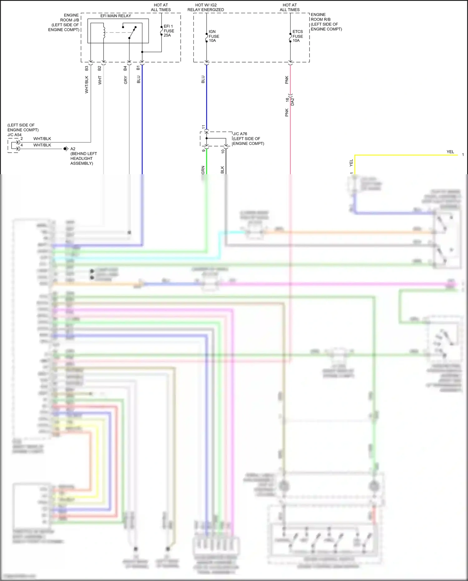 Toyota Sequoia II facelift (2017-2022) computer data lines system wiring diagram  (53 of 62)