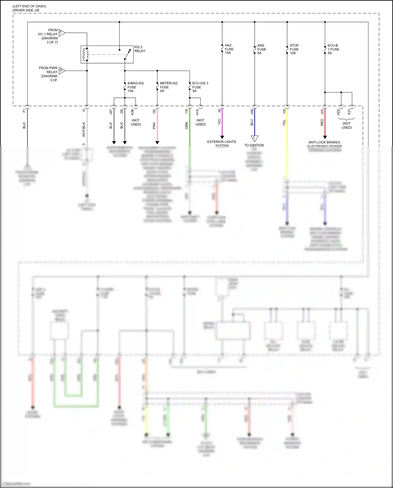 Toyota Sequoia II facelift (2017-2022) computer data lines system wiring diagram  (59 of 62)