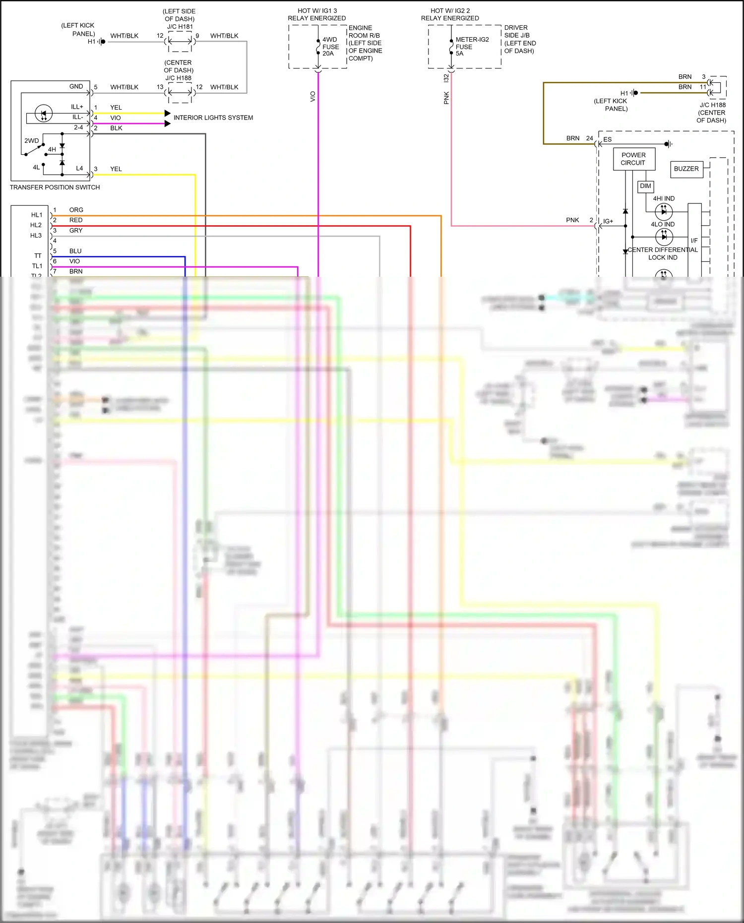 Toyota Sequoia II facelift (2017-2022) computer data lines system wiring diagram  (11 of 62)