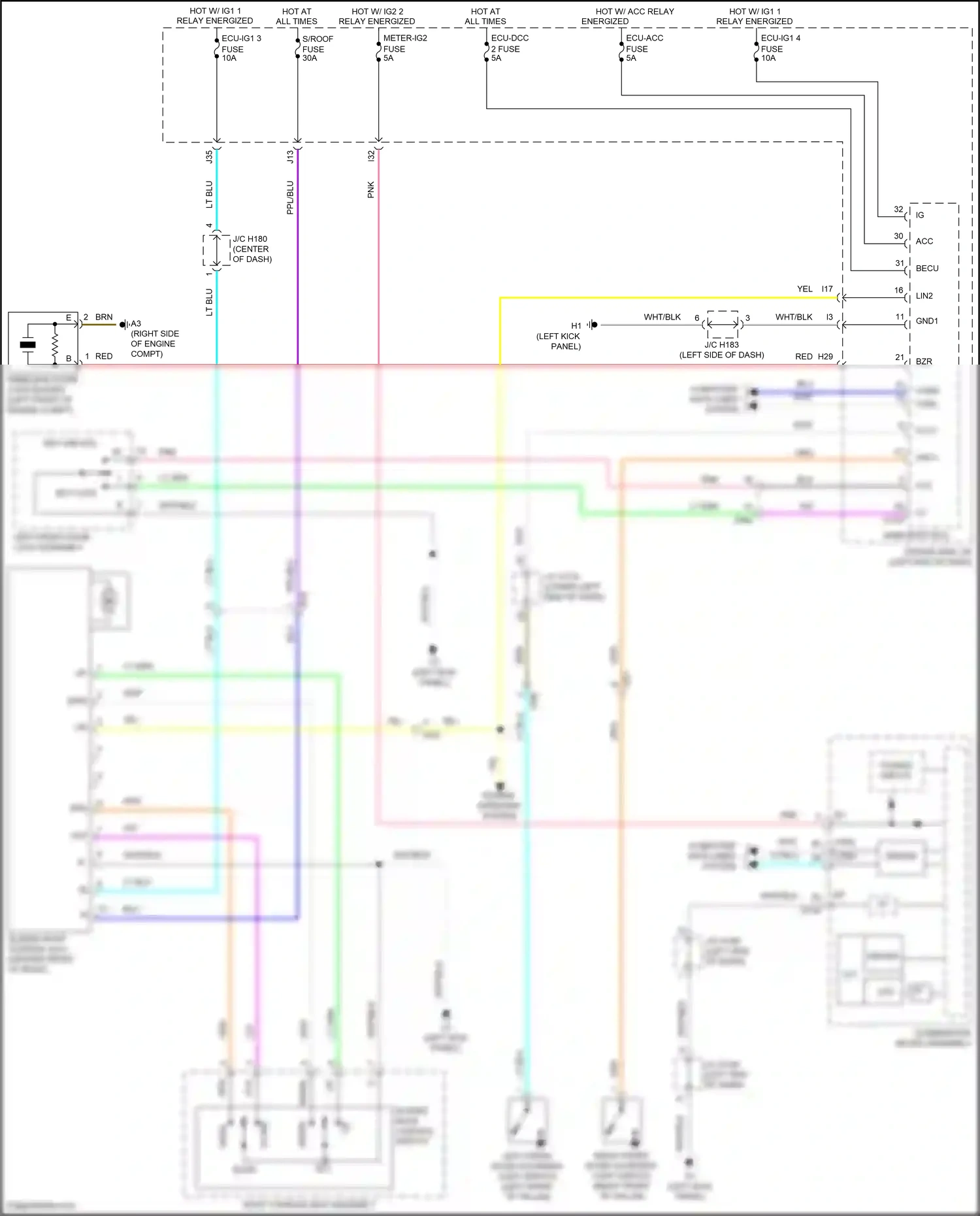 Toyota Sequoia II facelift (2017-2022) computer data lines system wiring diagram  (60 of 62)
