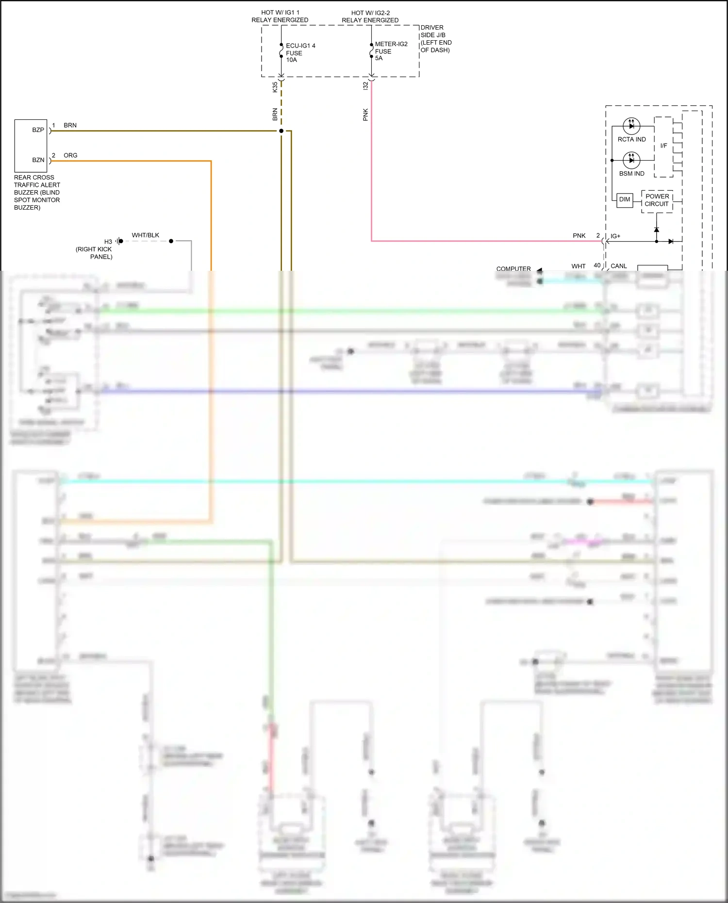 Toyota Sequoia II facelift (2017-2022) computer data lines system wiring diagram  (34 of 62)