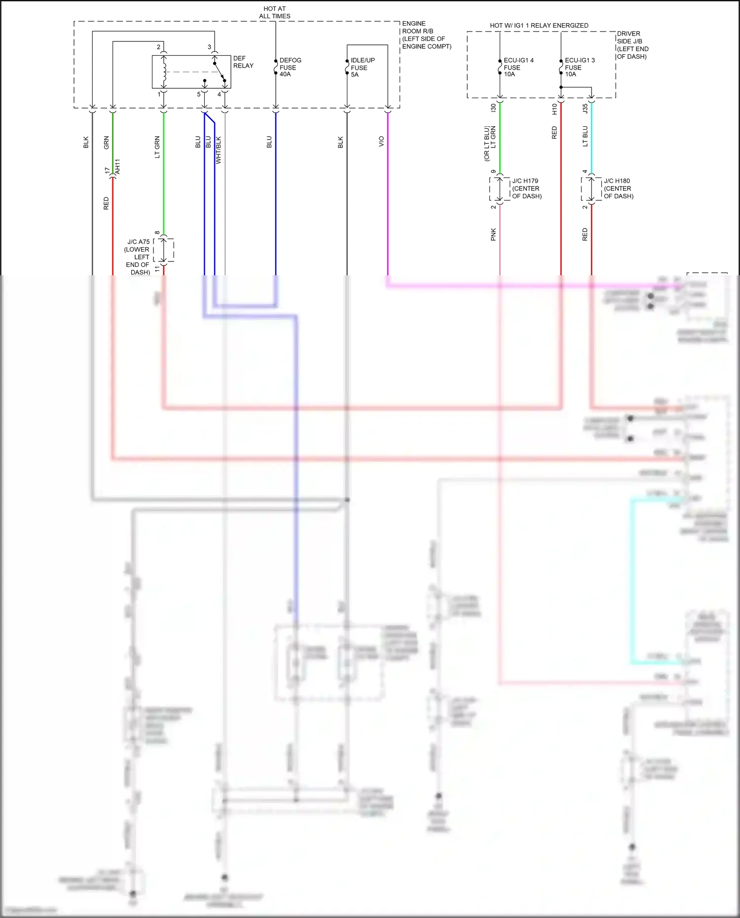 Toyota Sequoia II facelift (2017-2022) computer data lines system wiring diagram  (28 of 62)