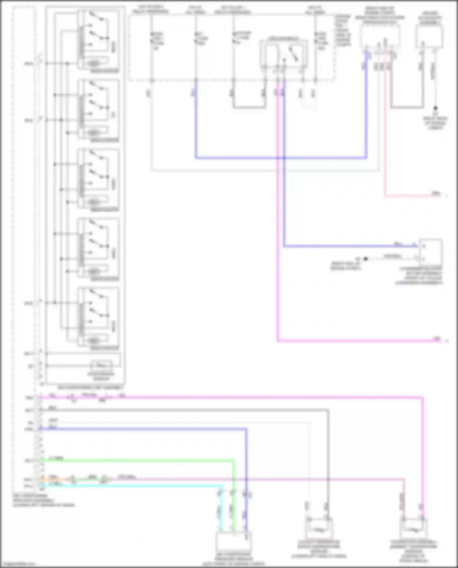 Sequoia Toyota III (2022-2024): Automatic a/c circuit (1 of 4)