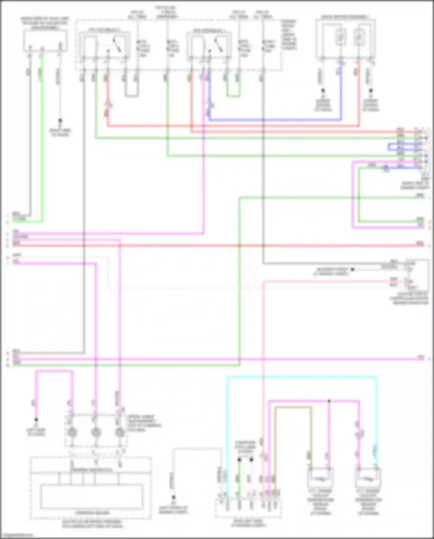 Sequoia Toyota III (2022-2024): Automatic a/c circuit (3 of 4)