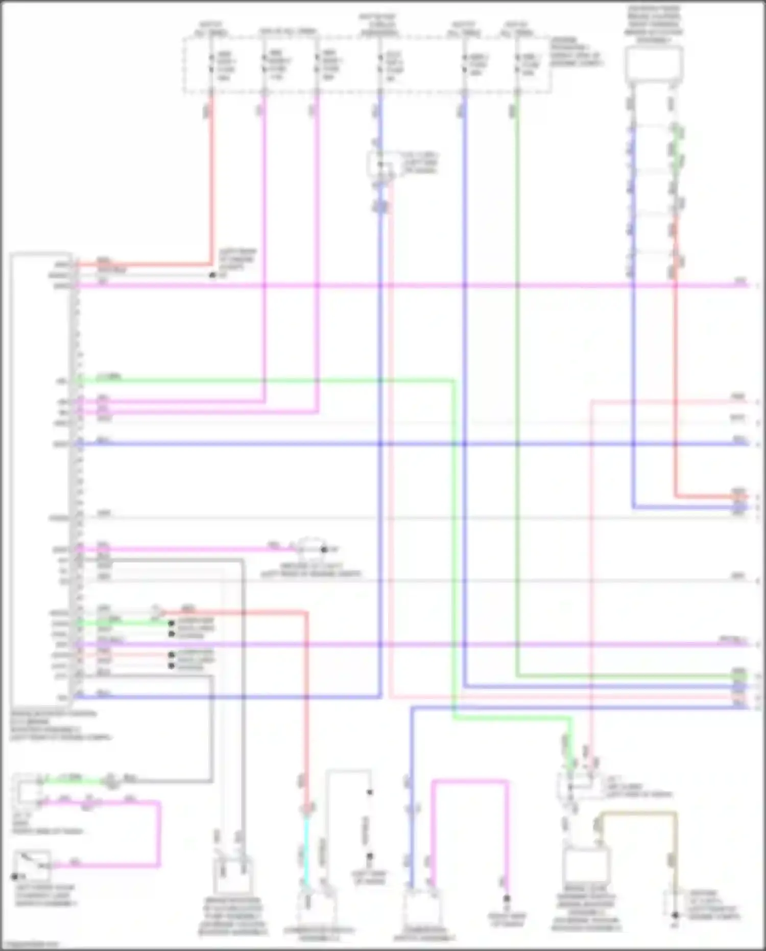 Sequoia Toyota III (2022-2024): Anti-lock brakes circuit (1 of 4)