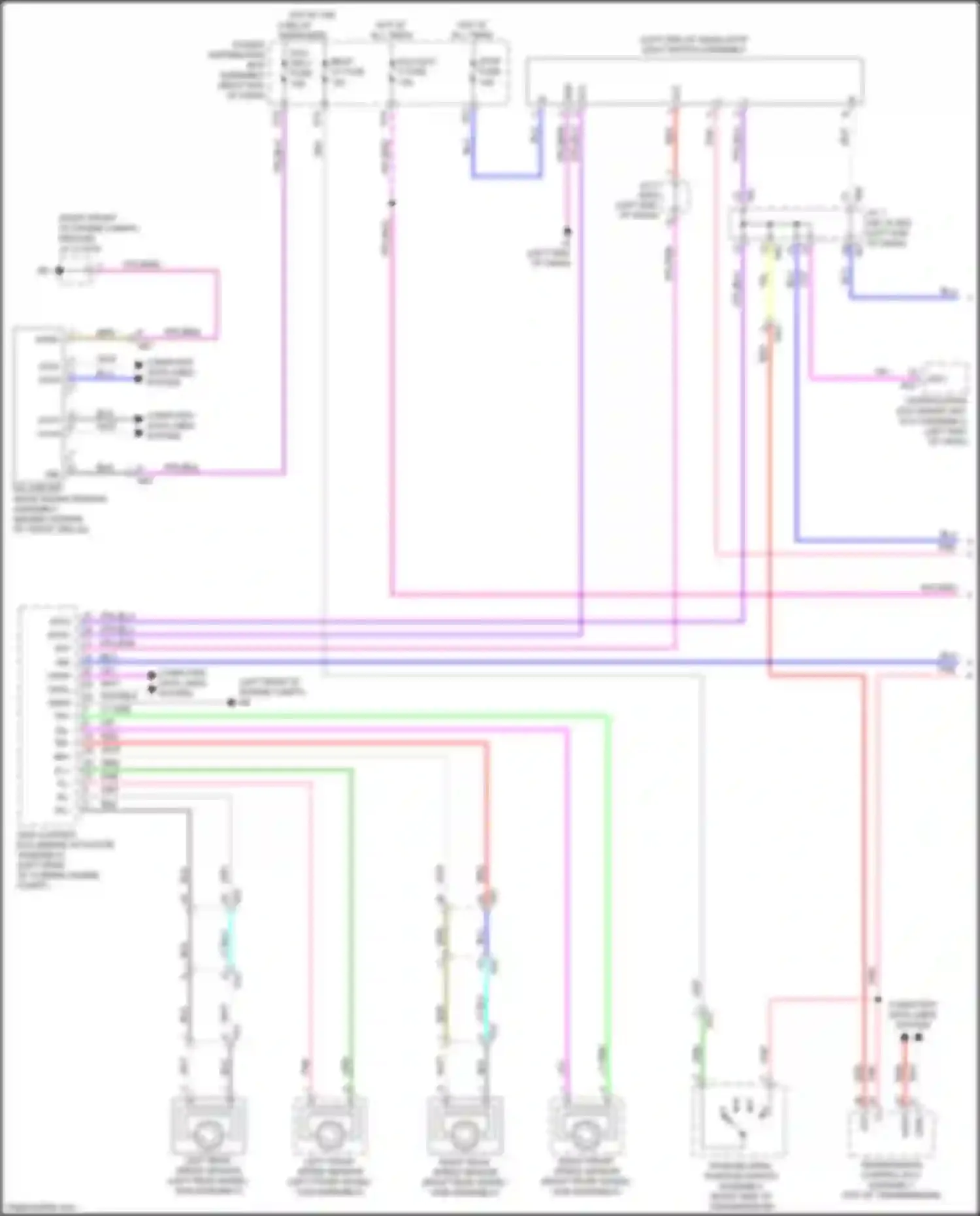 Sequoia Toyota III (2022-2024): Cruise control circuit (1 of 2)