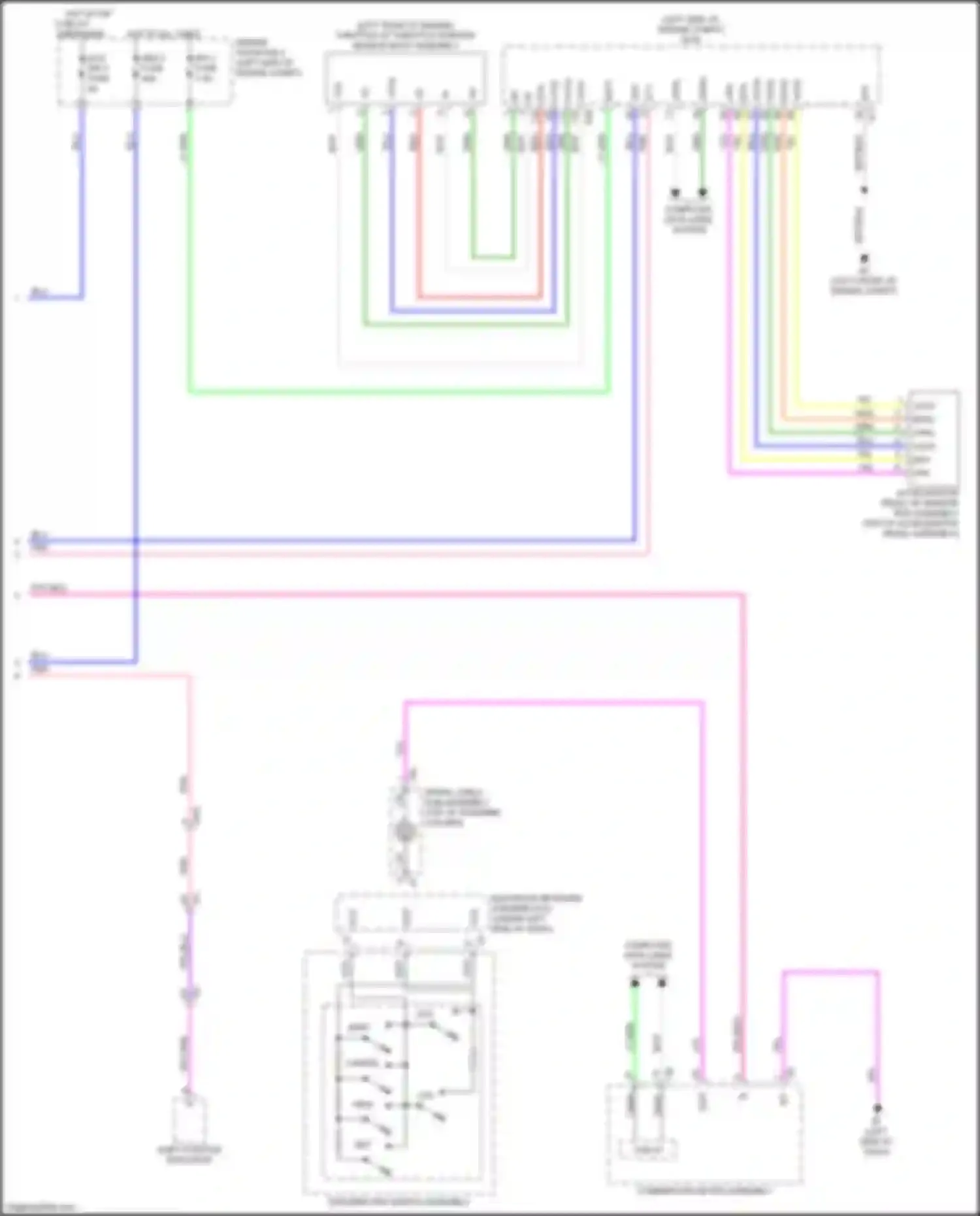 Sequoia Toyota III (2022-2024): Cruise control circuit (2 of 2)
