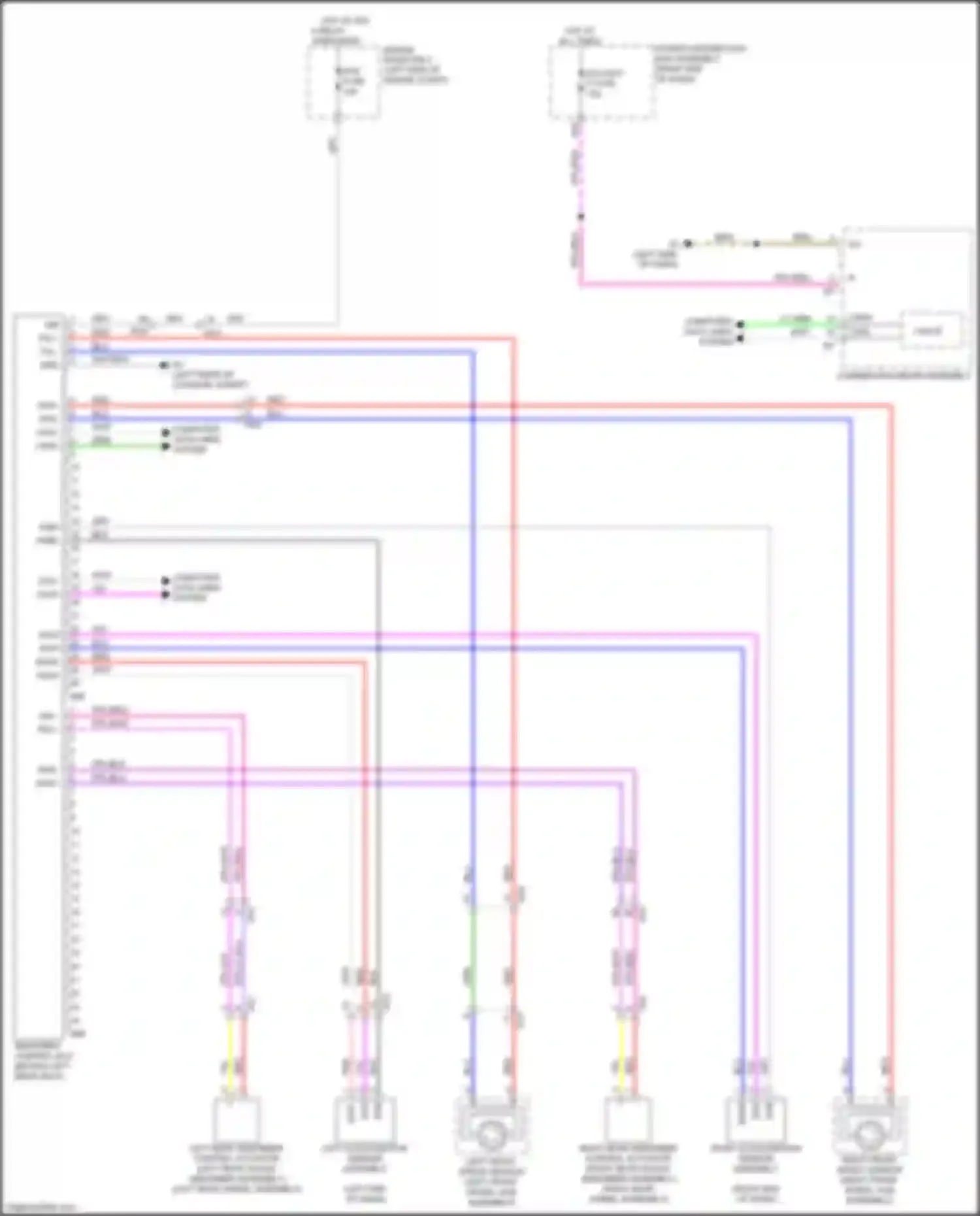Sequoia Toyota III (2022-2024): Electronic suspension circuit, w/ adaptive variable suspension