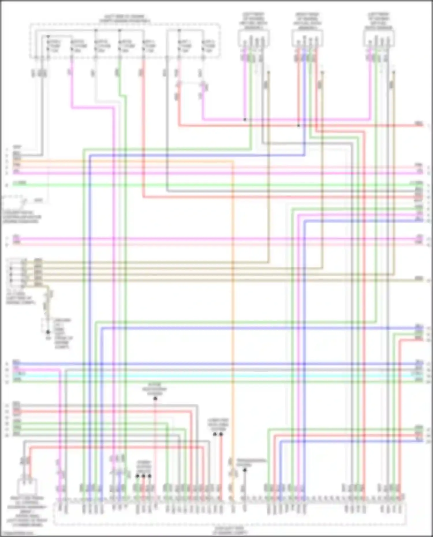 Sequoia Toyota III (2022-2024): Wiring diagram engine performance 3.4l turbo, engine controls circuit (3 of 8)